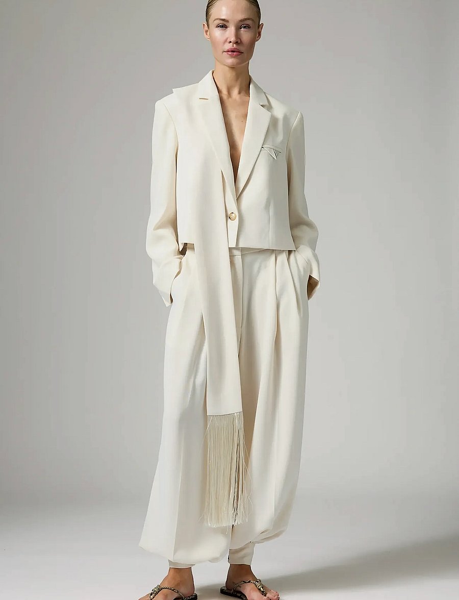 Day Birger et Mikkelsen - DAYOda - Classic Gabardine - barrel-püksid - ivory shade - 5