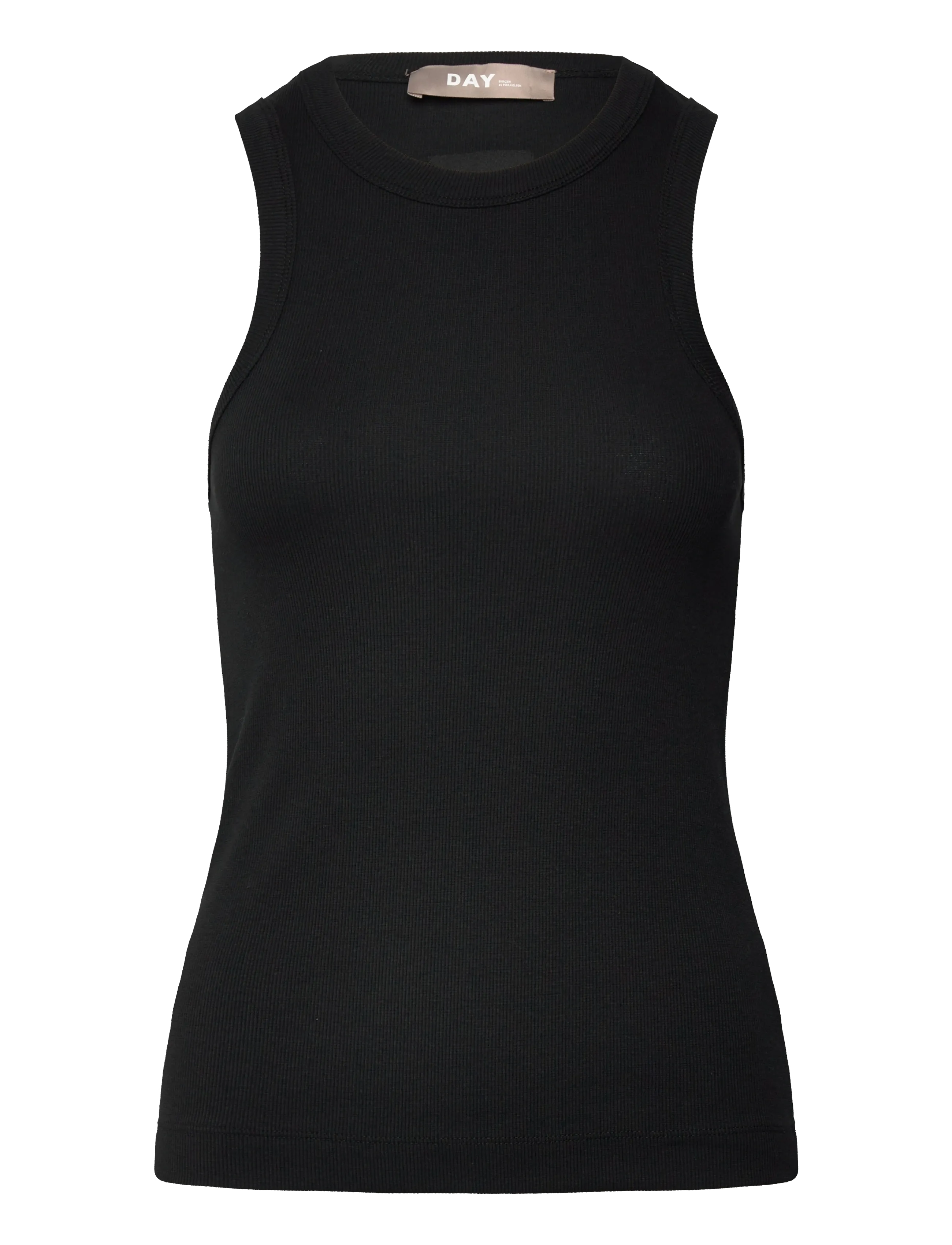 Day Birger et Mikkelsen Alisson - Classic Rib - T-särgid ja alussärgid - BLACK / black