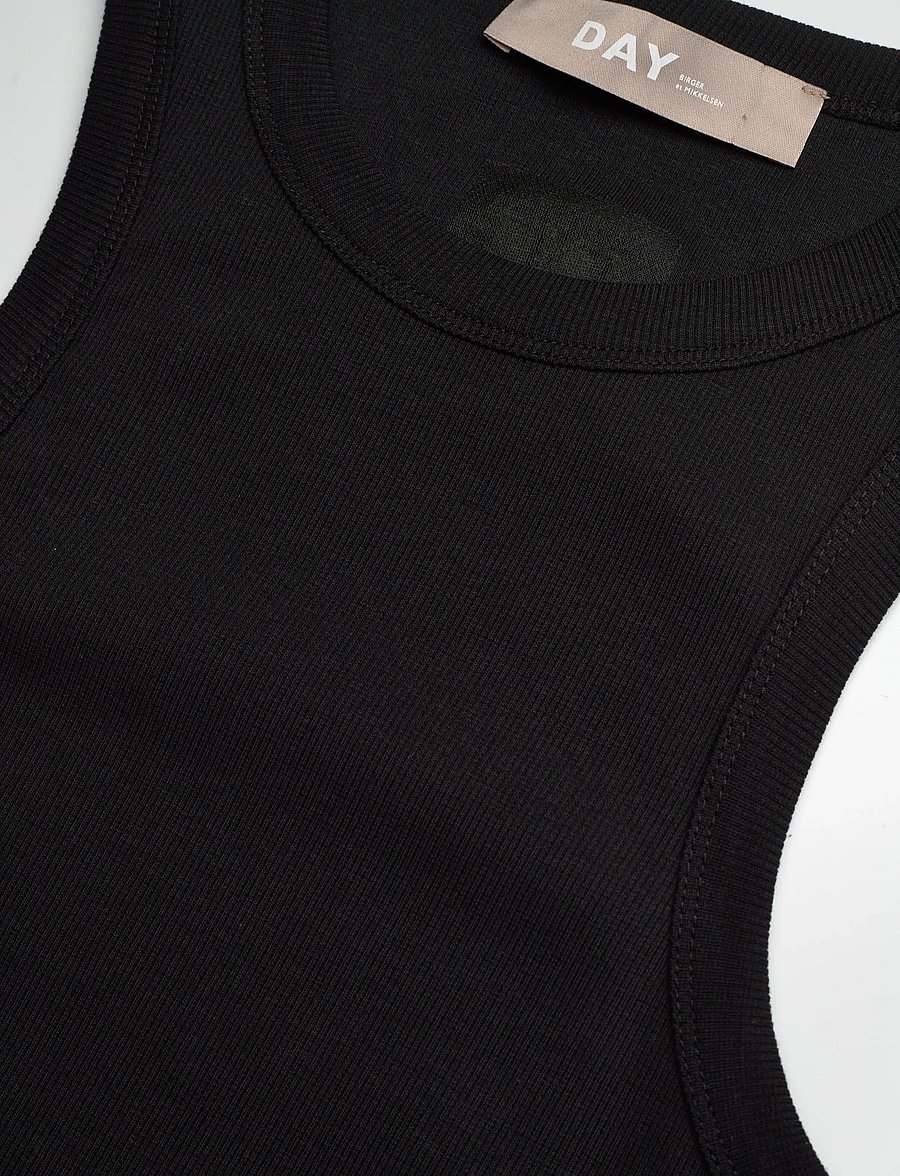Day Birger et Mikkelsen - Alisson - Classic Rib - varrukateta alussärgid - black - 5