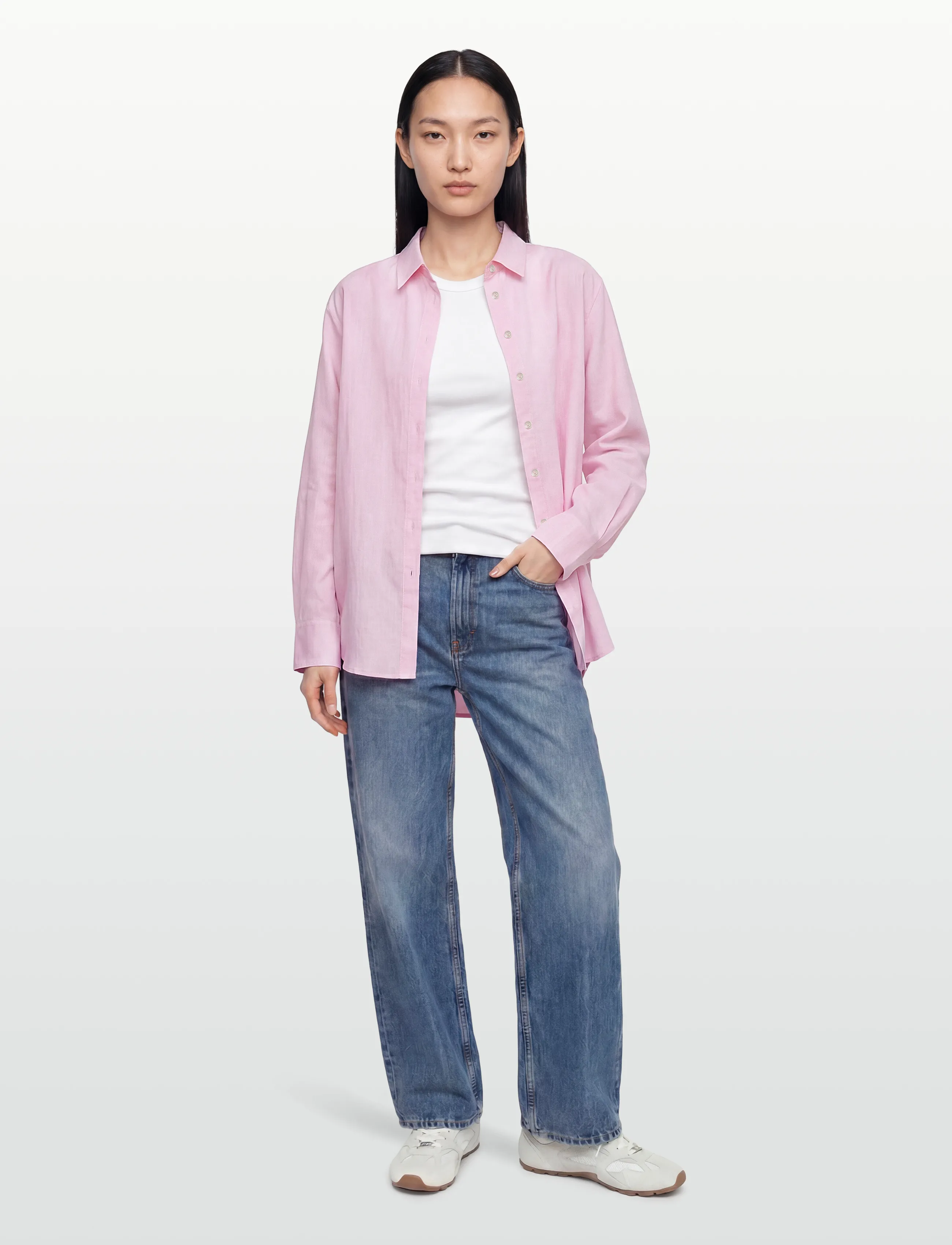 Day Birger et Mikkelsen Alisson - Classic Rib - Ärmellose Tops - BRIGHT WHITE / white