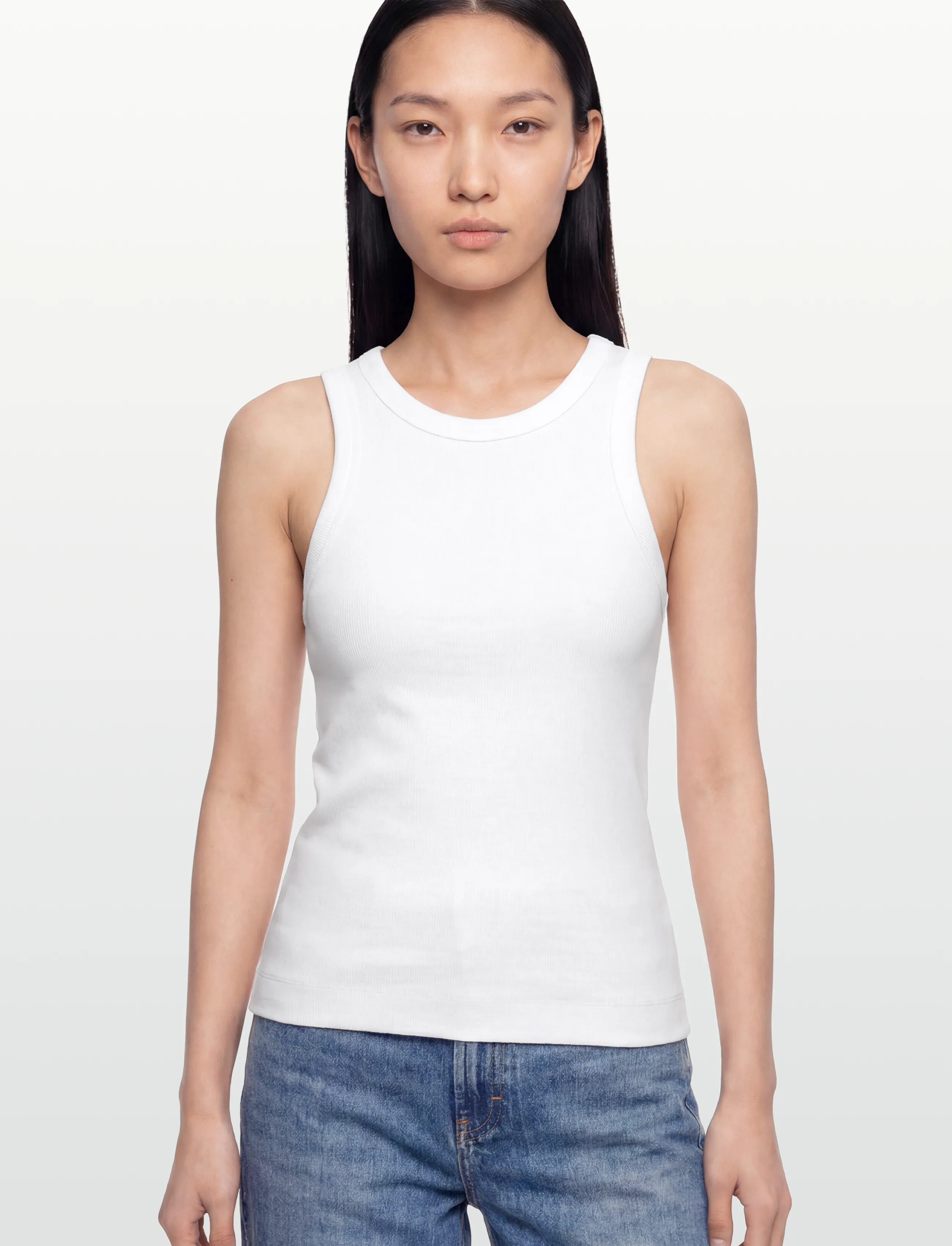 Day Birger et Mikkelsen - Alisson - Classic Rib - varrukateta alussärgid - bright white - 3