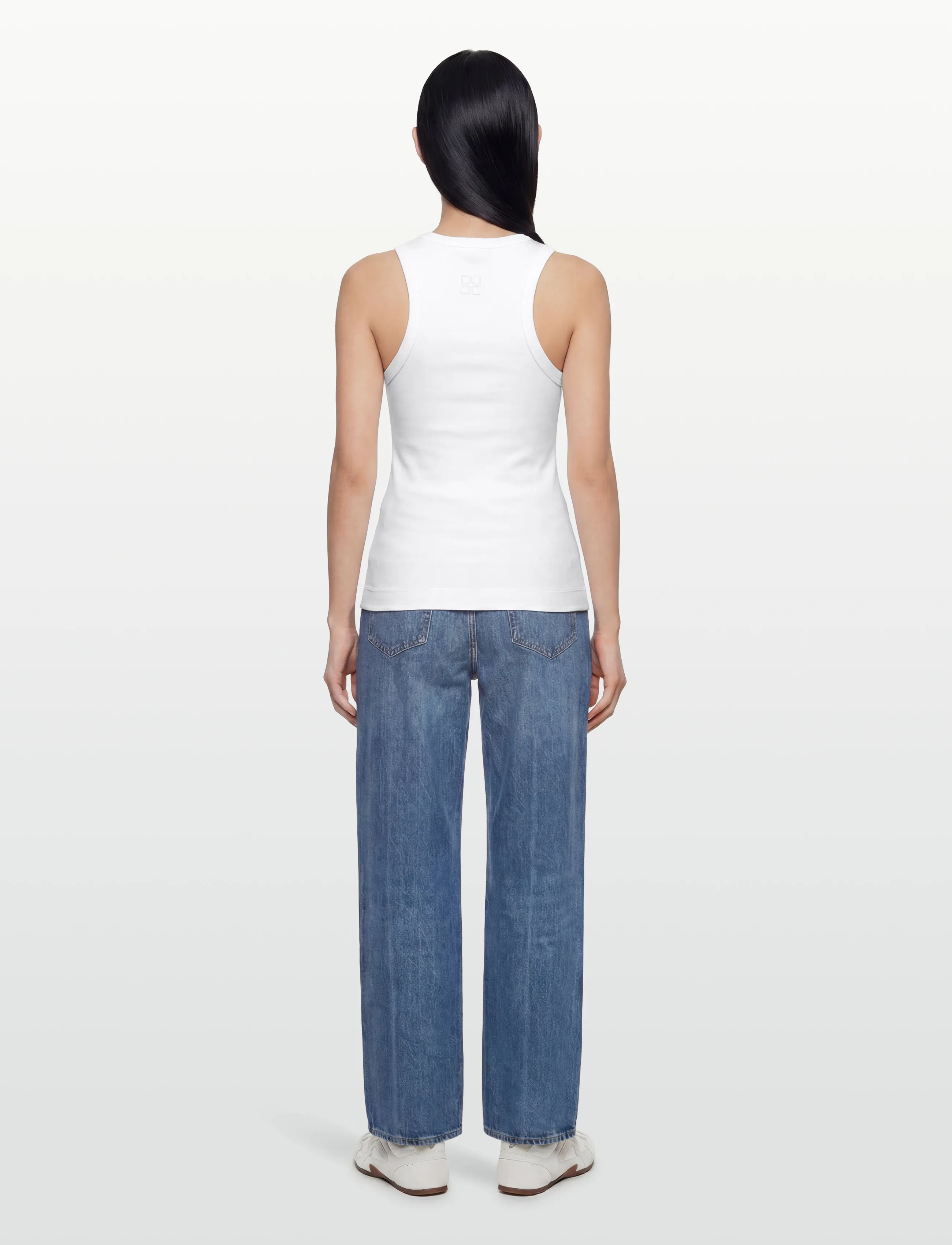 Day Birger et Mikkelsen - Alisson - Classic Rib - varrukateta alussärgid - bright white - 4