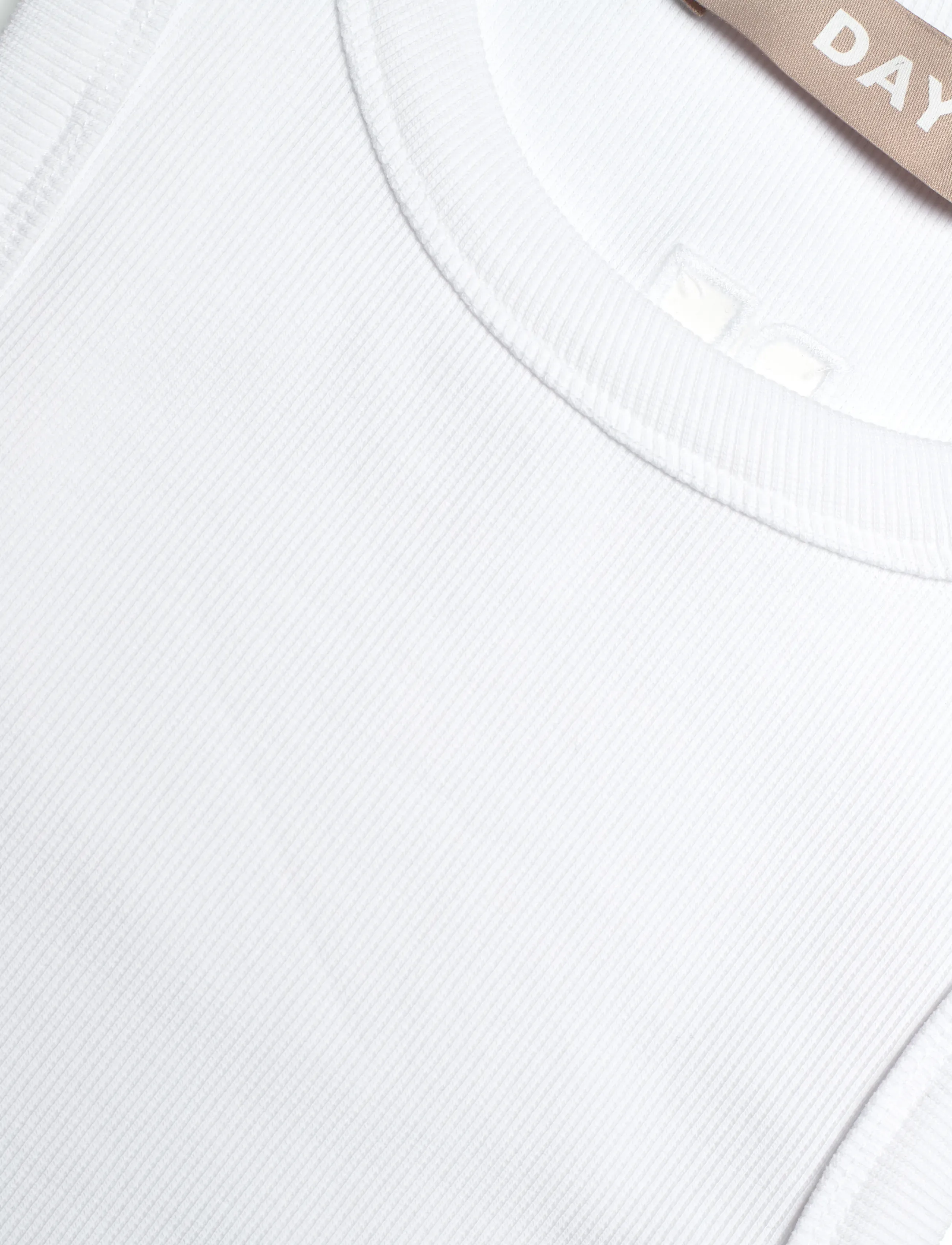 Day Birger et Mikkelsen - Alisson - Classic Rib - varrukateta alussärgid - bright white - 5