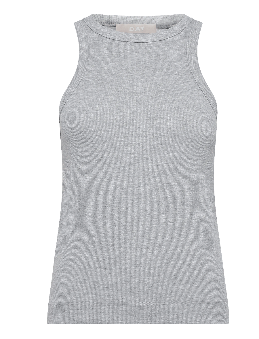 Day Birger et Mikkelsen - Alisson - Classic Rib - linnen - light grey melange - 1