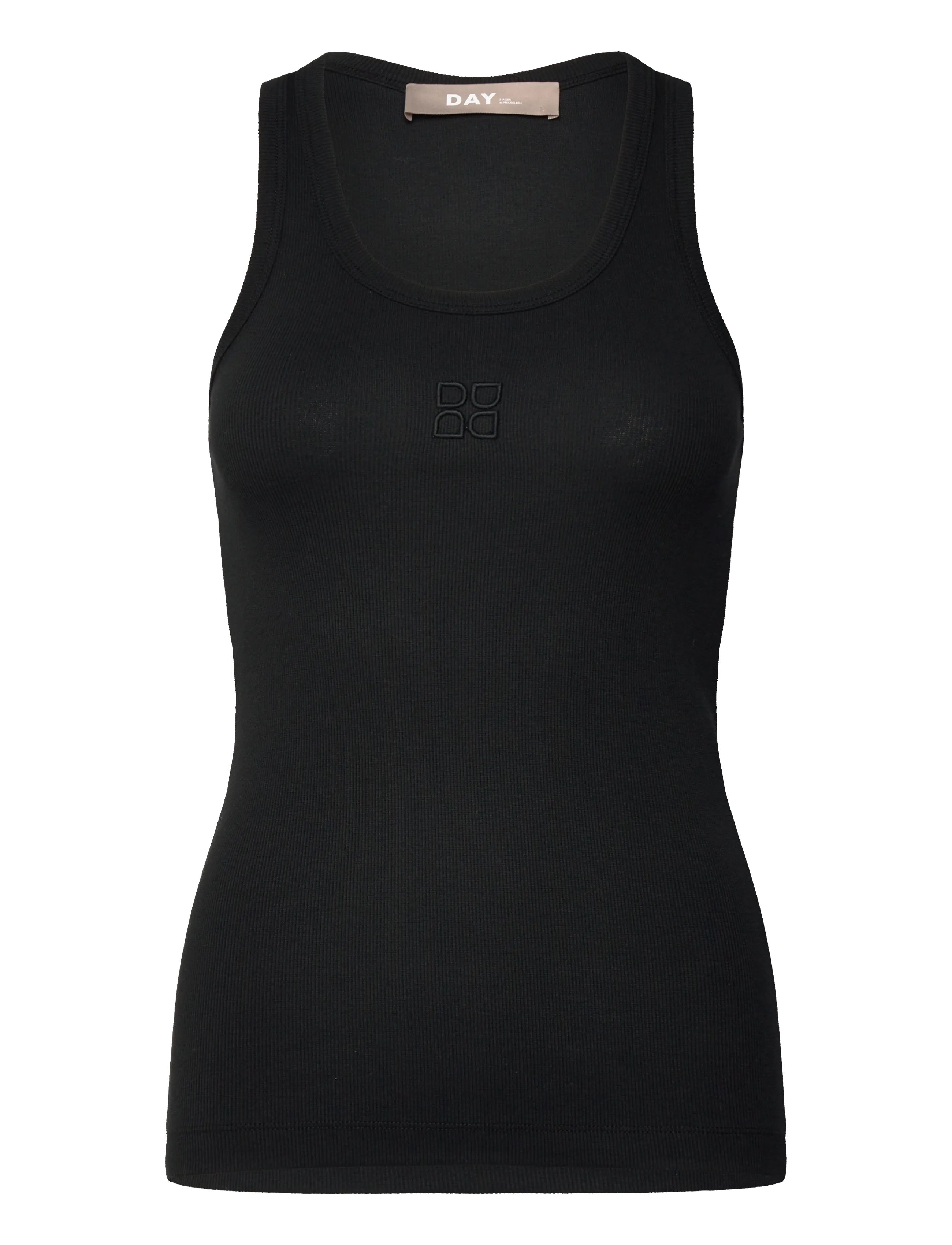 Day Birger et Mikkelsen Camilo - Classic Rib - Skandinaavia mood - BLACK / black