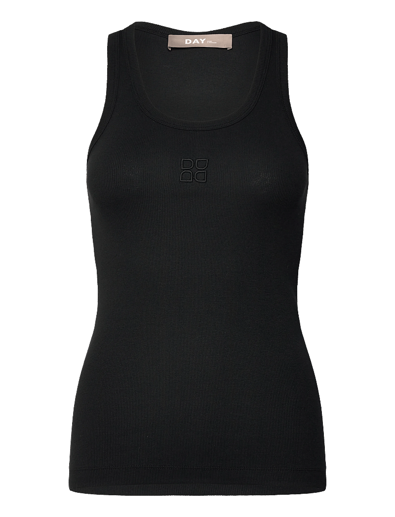 Day Birger et Mikkelsen - Camilo - Classic Rib - varrukateta alussärgid - black - 0