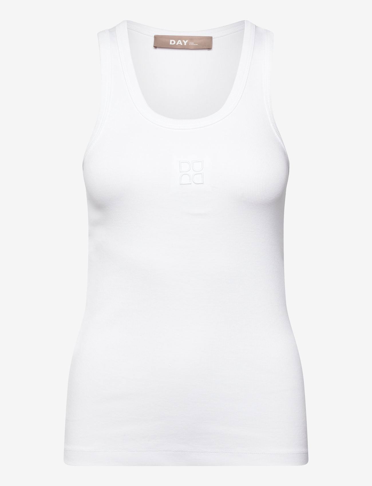 Day Birger et Mikkelsen - Camilo - Classic Rib - Ærmeløse toppe - bright white - 0