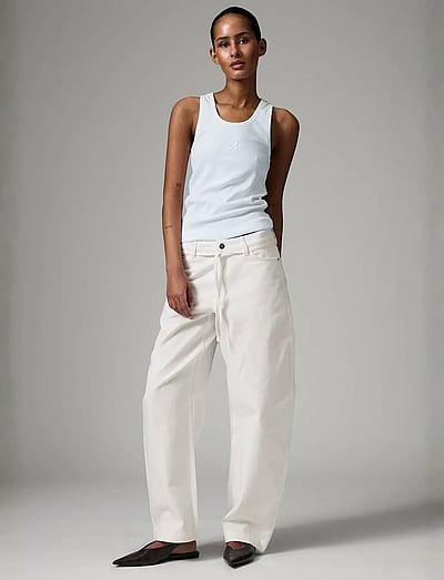 Day Birger et Mikkelsen Camilo - Classic Rib - Ärmellose Tops - BRIGHT WHITE / white