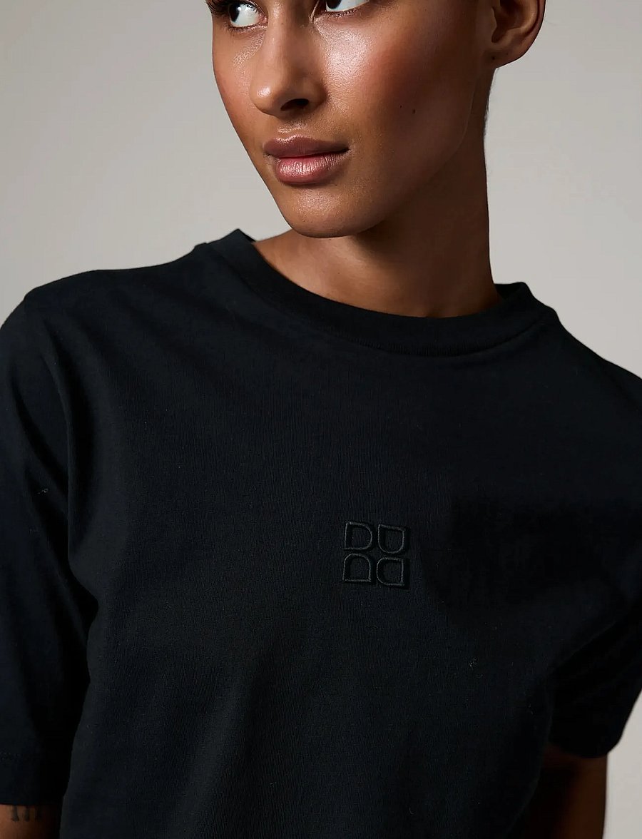 Day Birger et Mikkelsen - Fipo - Heavy Jersey - t-shirts - black - 3