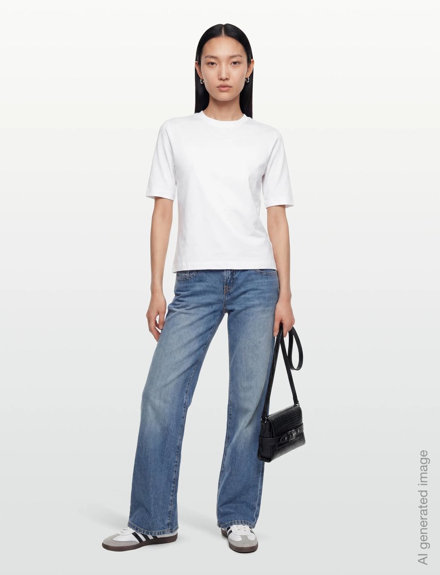 Day Birger et Mikkelsen - Fipo - Heavy Jersey - t-särgid - bright white - 0