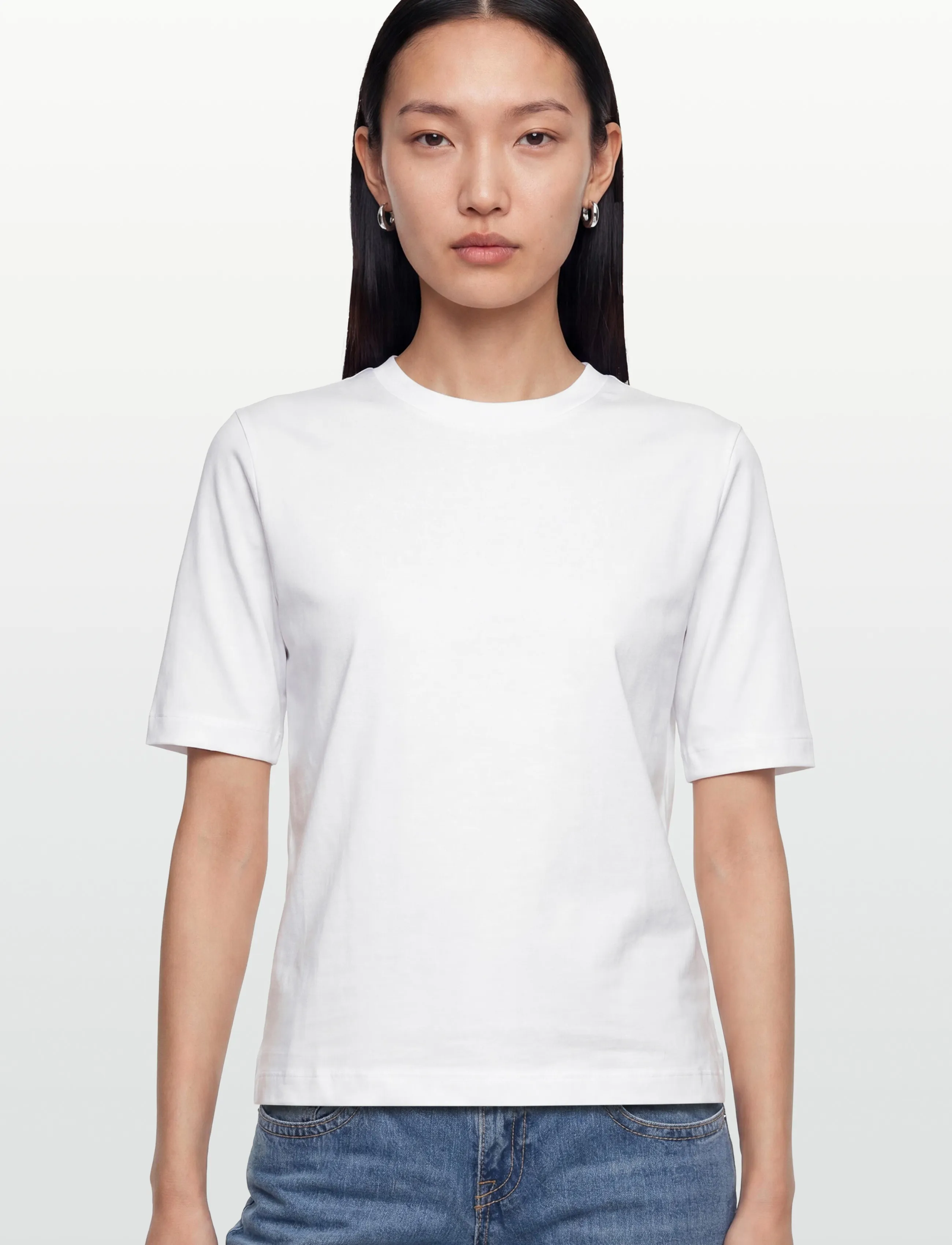 Day Birger et Mikkelsen - Fipo - Heavy Jersey - t-shirts - bright white - 3