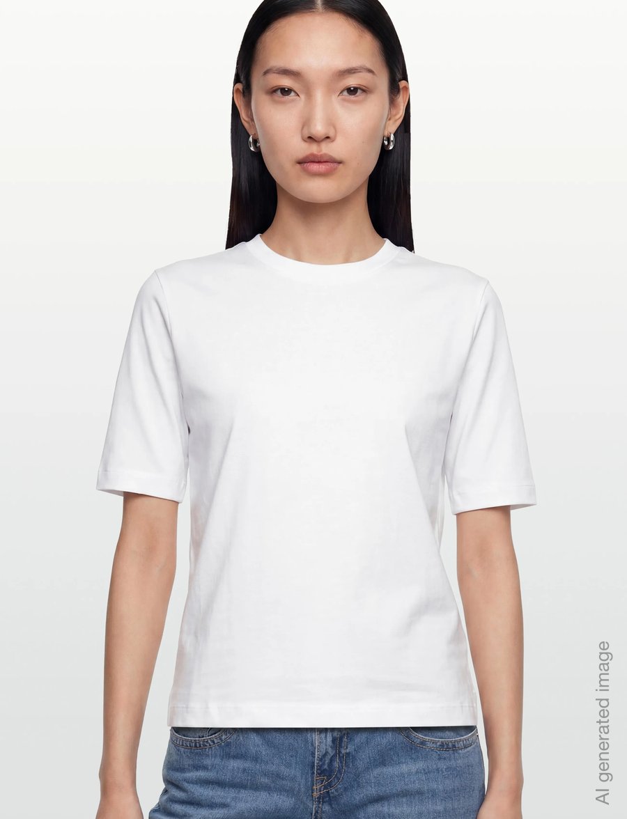 Day Birger et Mikkelsen - Fipo - Heavy Jersey - t-särgid - bright white - 3