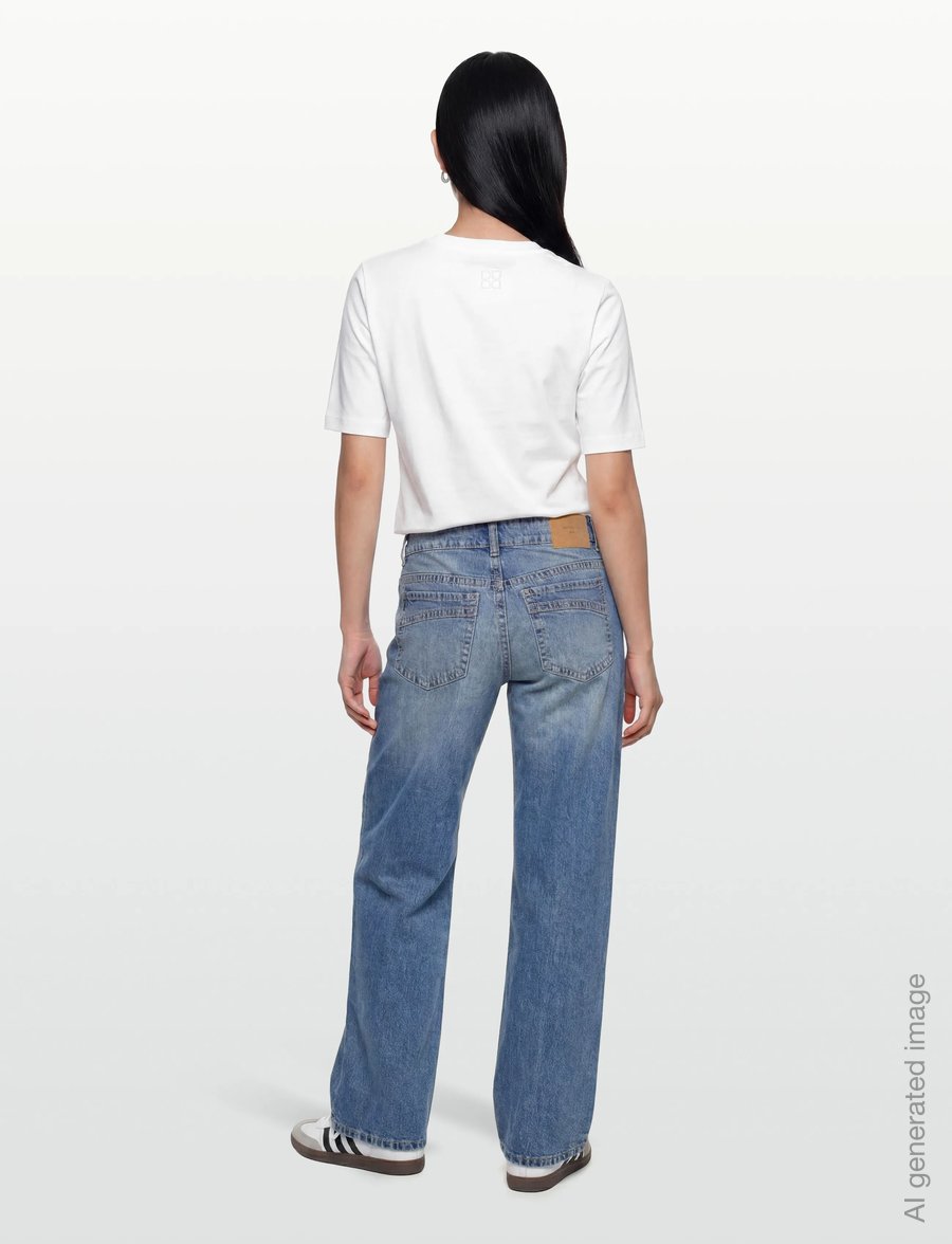 Day Birger et Mikkelsen - Fipo - Heavy Jersey - t-särgid - bright white - 4