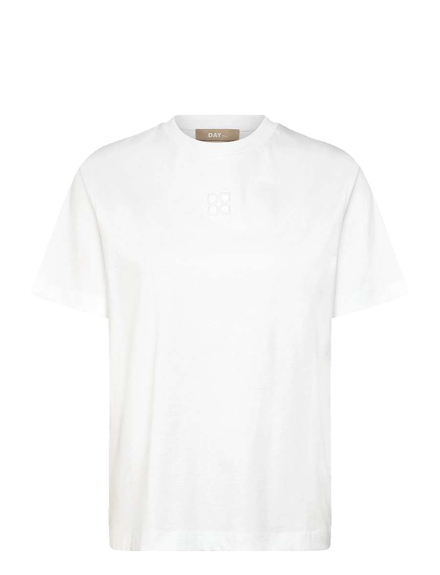 Day Birger et Mikkelsen - Parry - Heavy Jersey - t-shirts & tops - bright white - 1