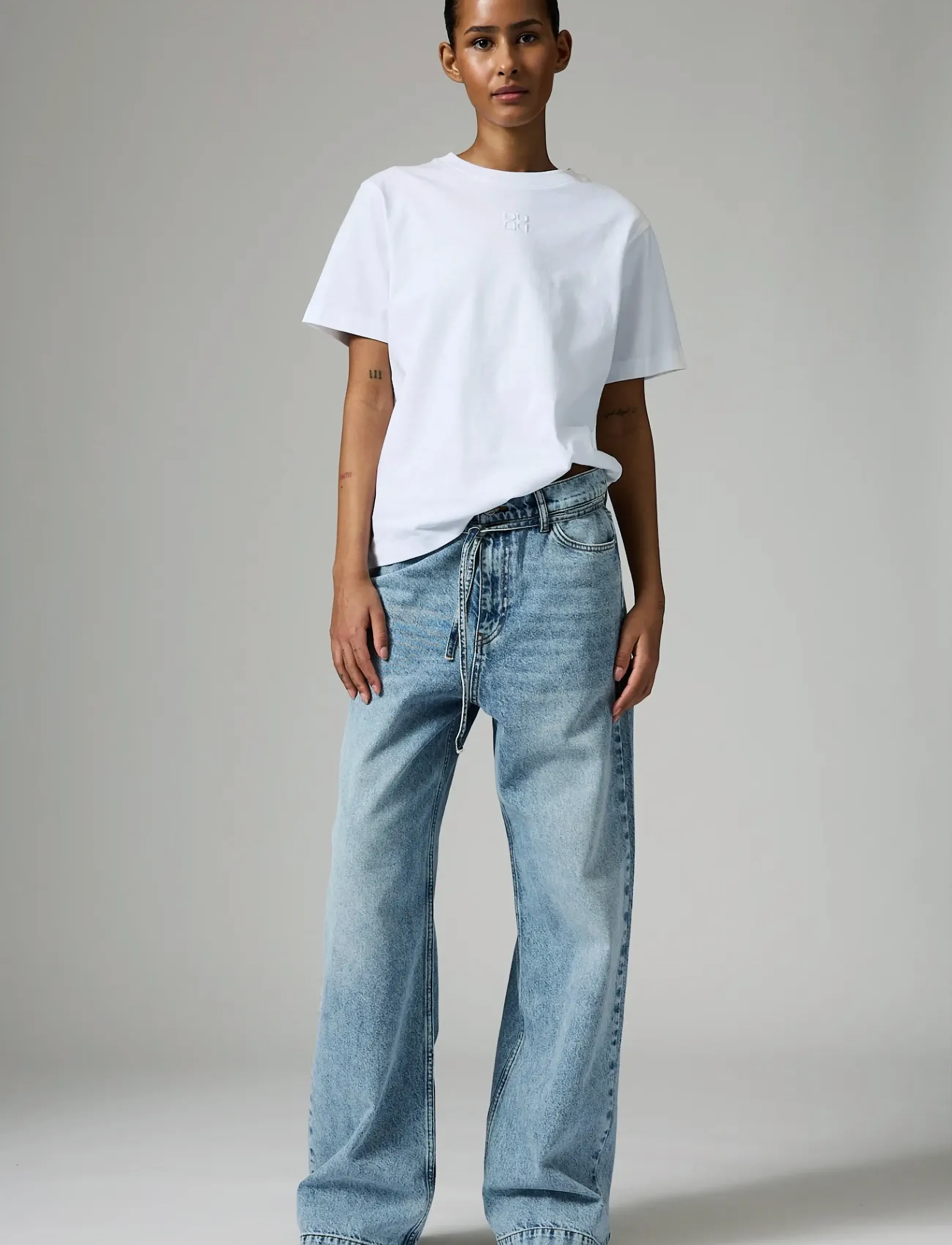 Day Birger et Mikkelsen - Parry - Heavy Jersey - t-shirts - bright white - 5