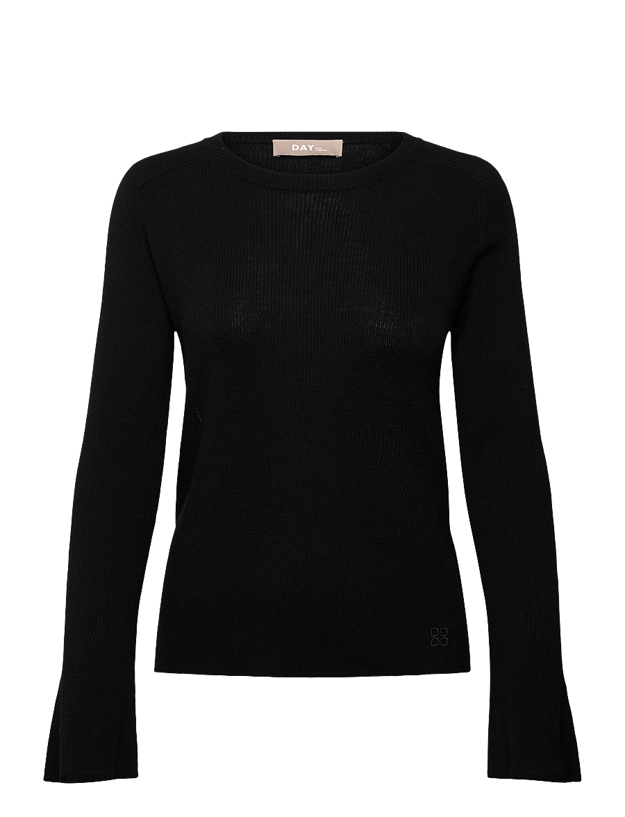 Day Birger et Mikkelsen - Anabelle Rib - Daily Elements - pullover - black - 1
