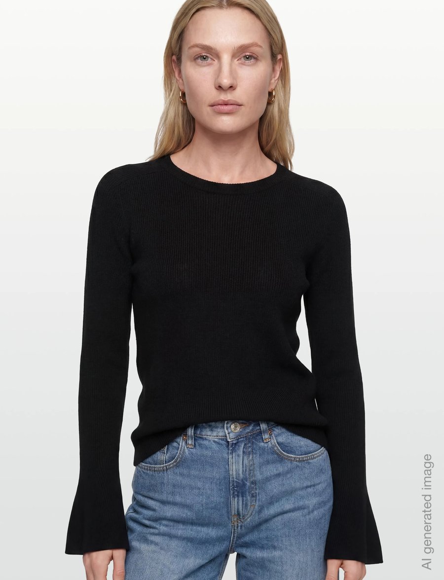 Day Birger et Mikkelsen - Anabelle Rib - Daily Elements - pullover - black - 3