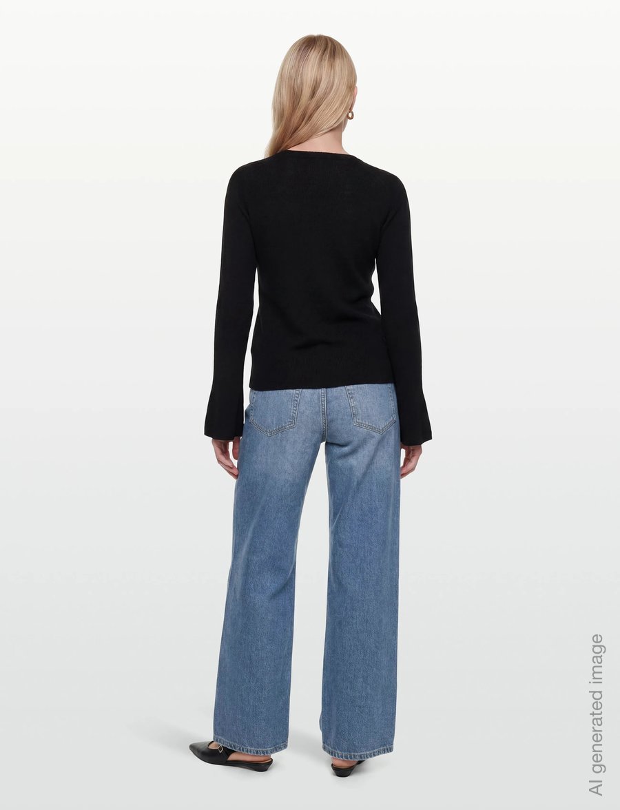 Day Birger et Mikkelsen - Anabelle Rib - Daily Elements - pullover - black - 4