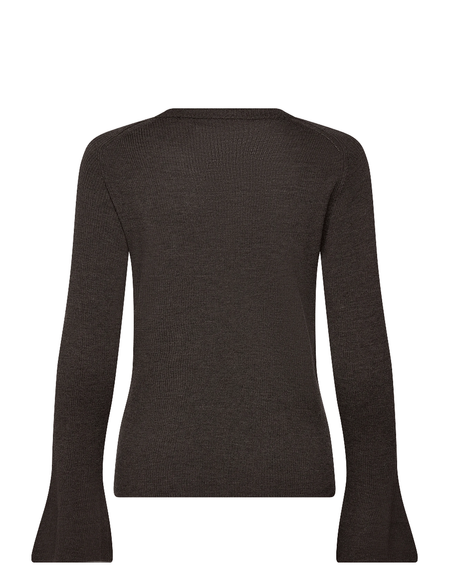 Day Birger et Mikkelsen - Anabelle Rib - Daily Elements - pullover - dark brown melange - 2