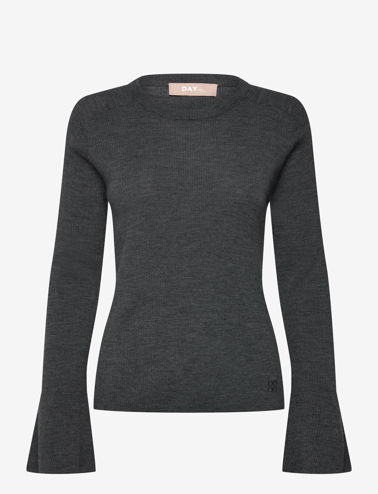 Day Birger et Mikkelsen - Anabelle Rib - Daily Elements - sweaters - dark grey melange - 0