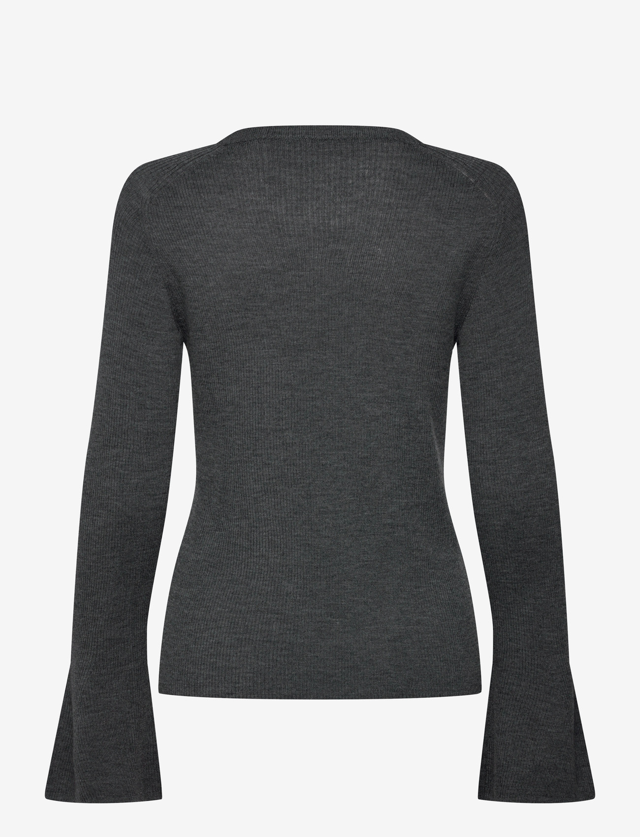 Day Birger et Mikkelsen - Anabelle Rib - Daily Elements - sweaters - dark grey melange - 1