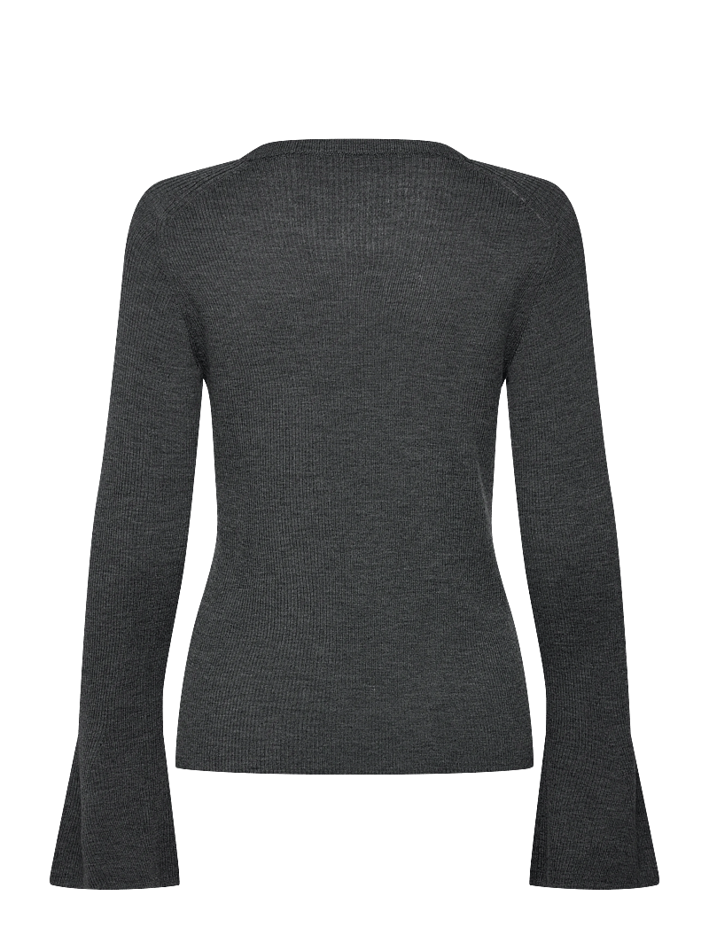 Day Birger et Mikkelsen - Anabelle Rib - Daily Elements - sweaters - dark grey melange - 1