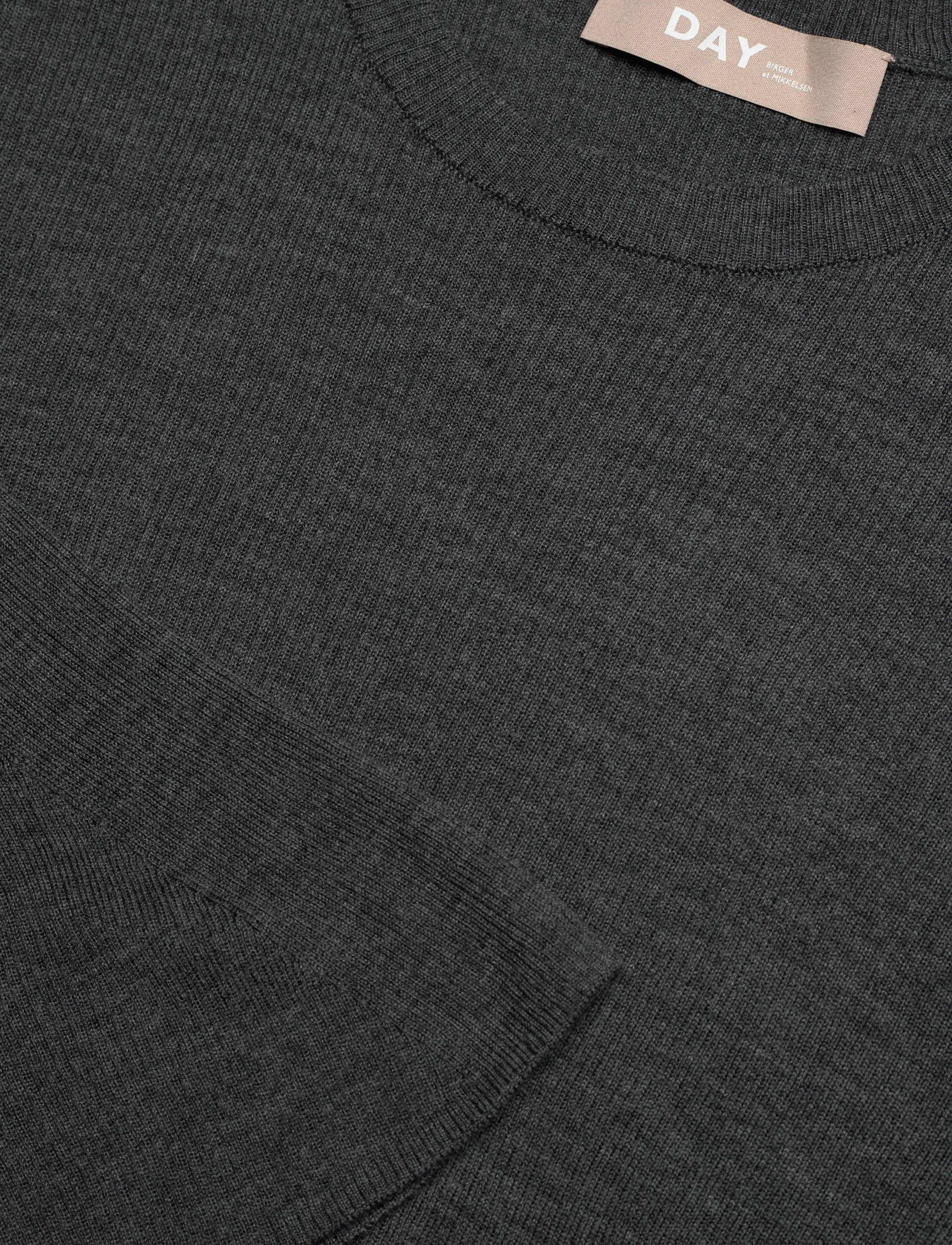 Day Birger et Mikkelsen - Anabelle Rib - Daily Elements - pullover - dark grey melange - 5