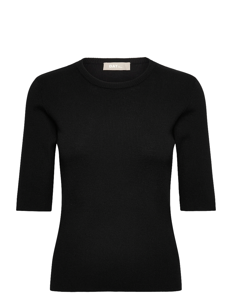 Day Birger et Mikkelsen - Carolina Rib - Daily Elements - striktrøjer - black - 1