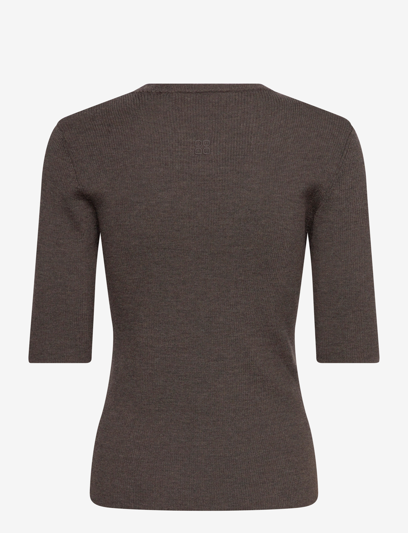 Day Birger et Mikkelsen - Carolina Rib - Daily Elements - trøjer - dark brown melange - 1