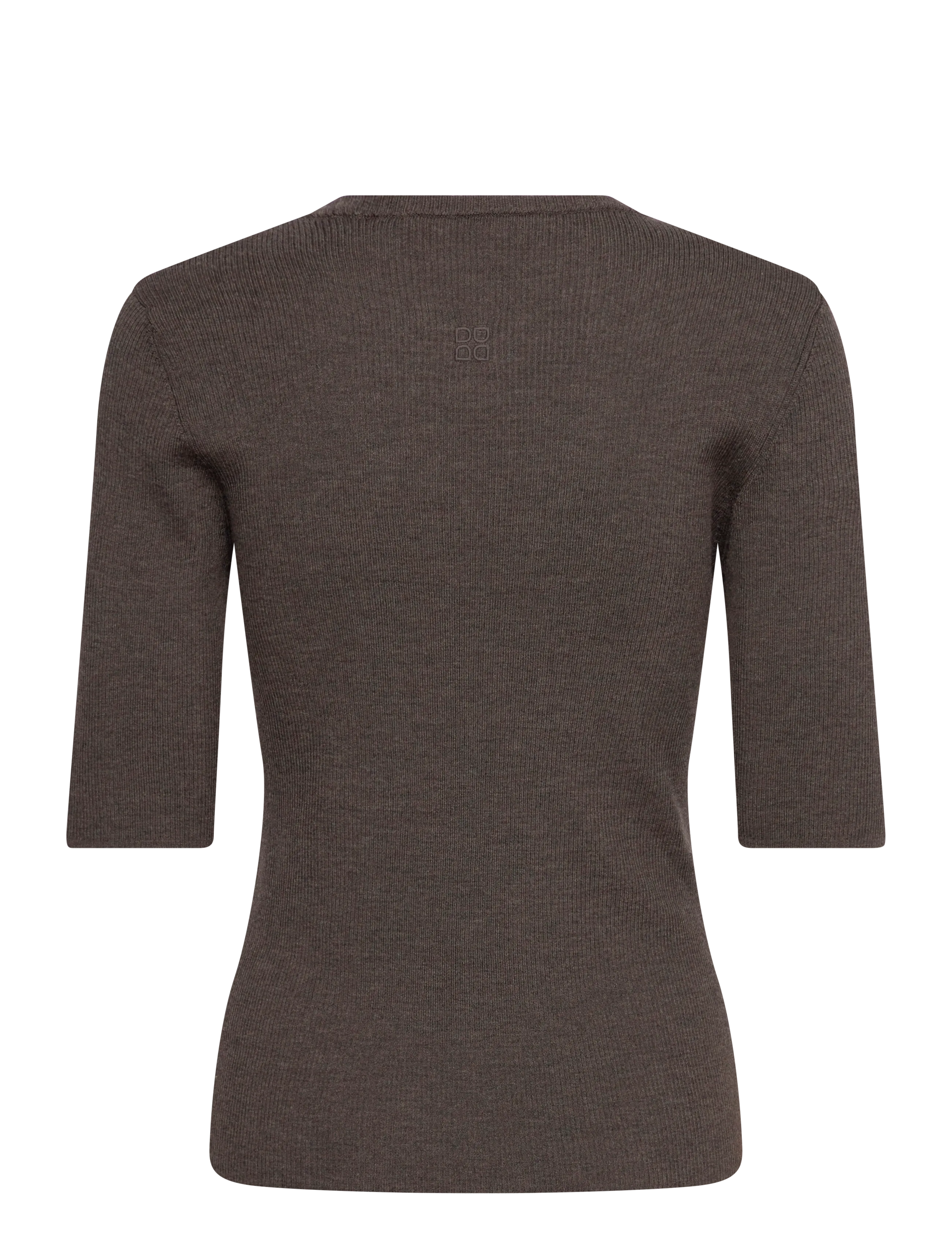 Day Birger et Mikkelsen - Carolina Rib - Daily Elements - trøjer - dark brown melange - 1
