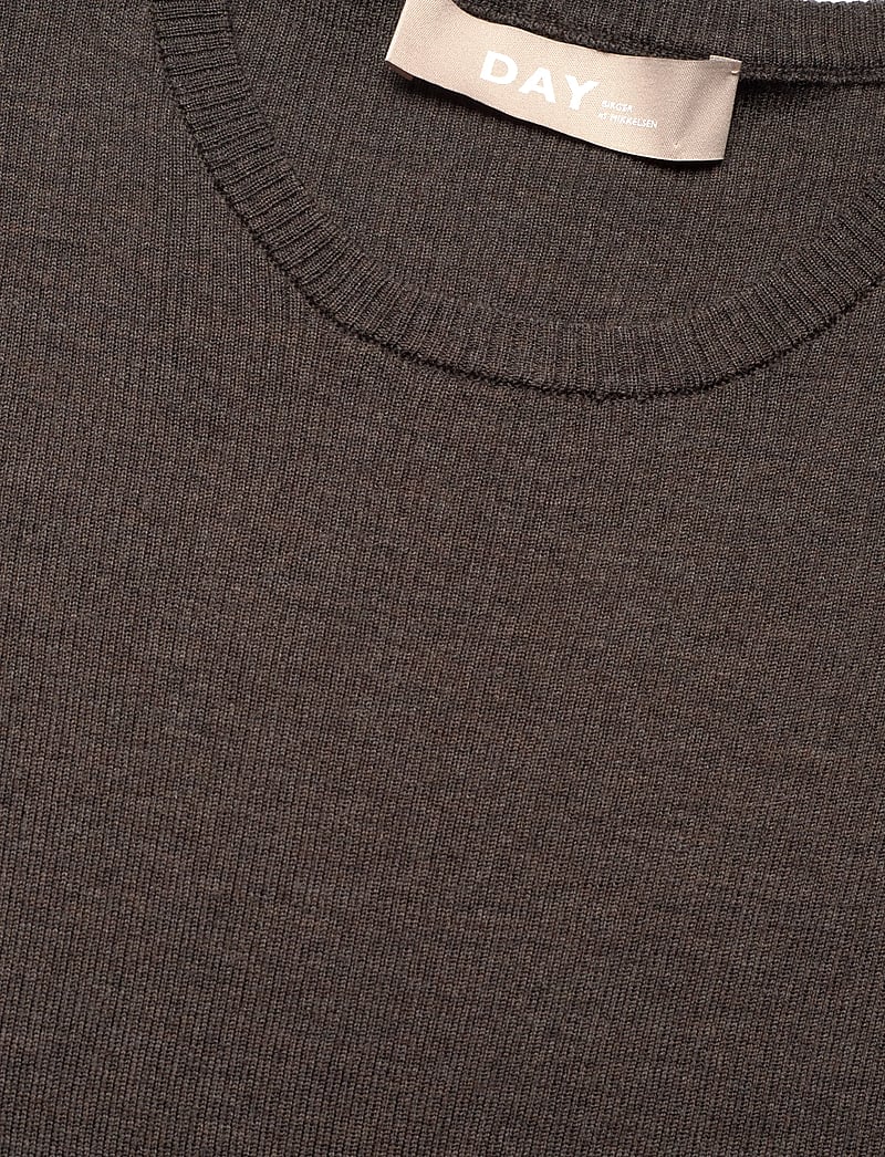 Day Birger et Mikkelsen - Carolina Rib - Daily Elements - trøjer - dark brown melange - 3