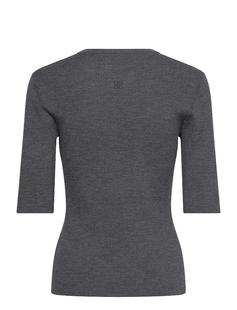 Day Birger et Mikkelsen - Carolina Rib - Daily Elements - tröjor - dark grey melange - 1