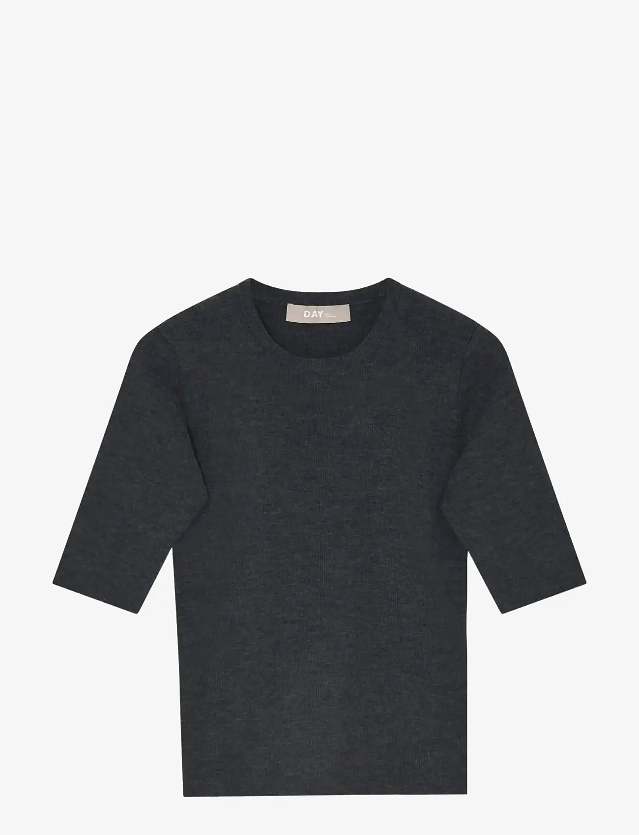Day Birger et Mikkelsen - Carolina Rib - Daily Elements - tröjor - dark grey melange - 2