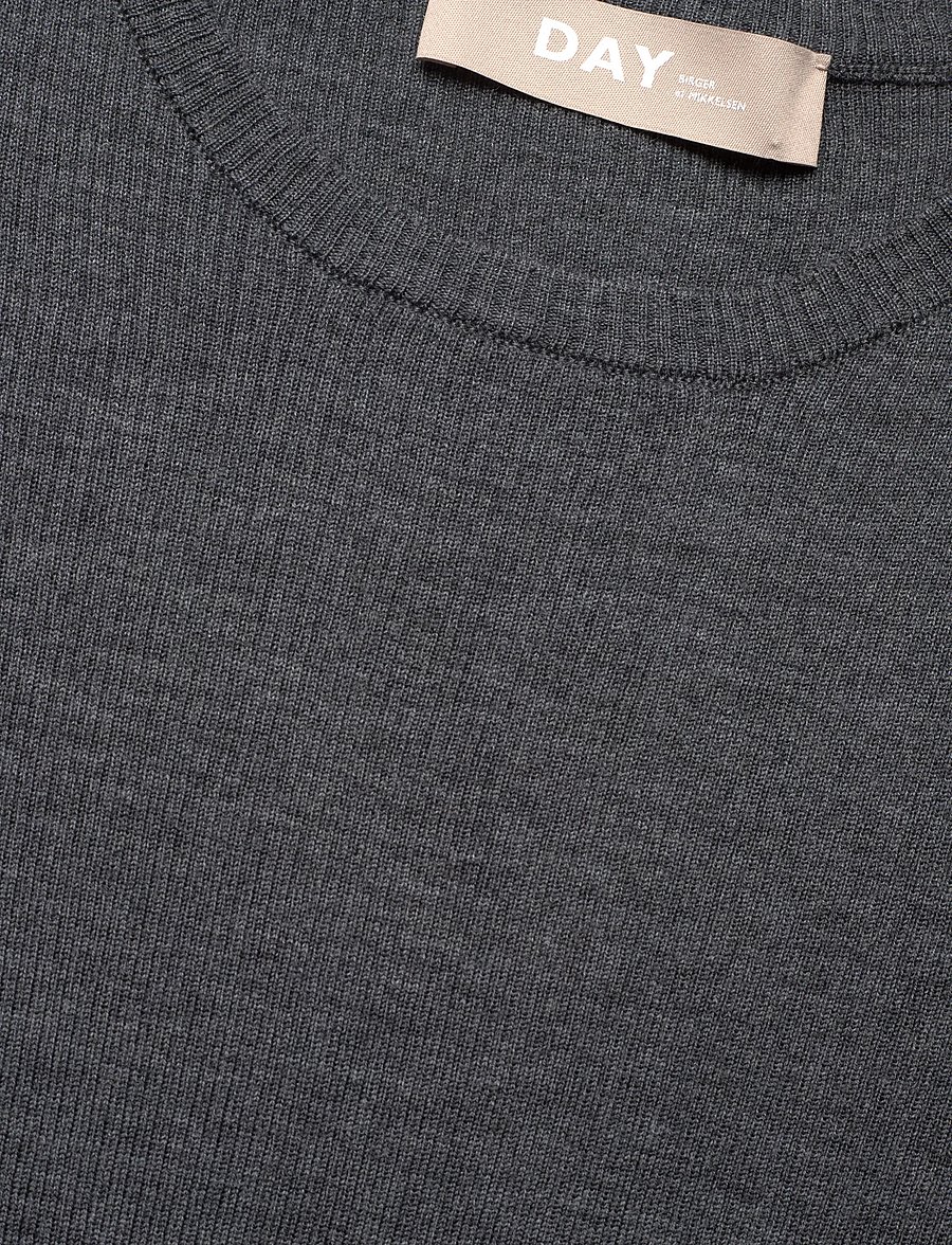 Day Birger et Mikkelsen - Carolina Rib - Daily Elements - trøjer - dark grey melange - 2