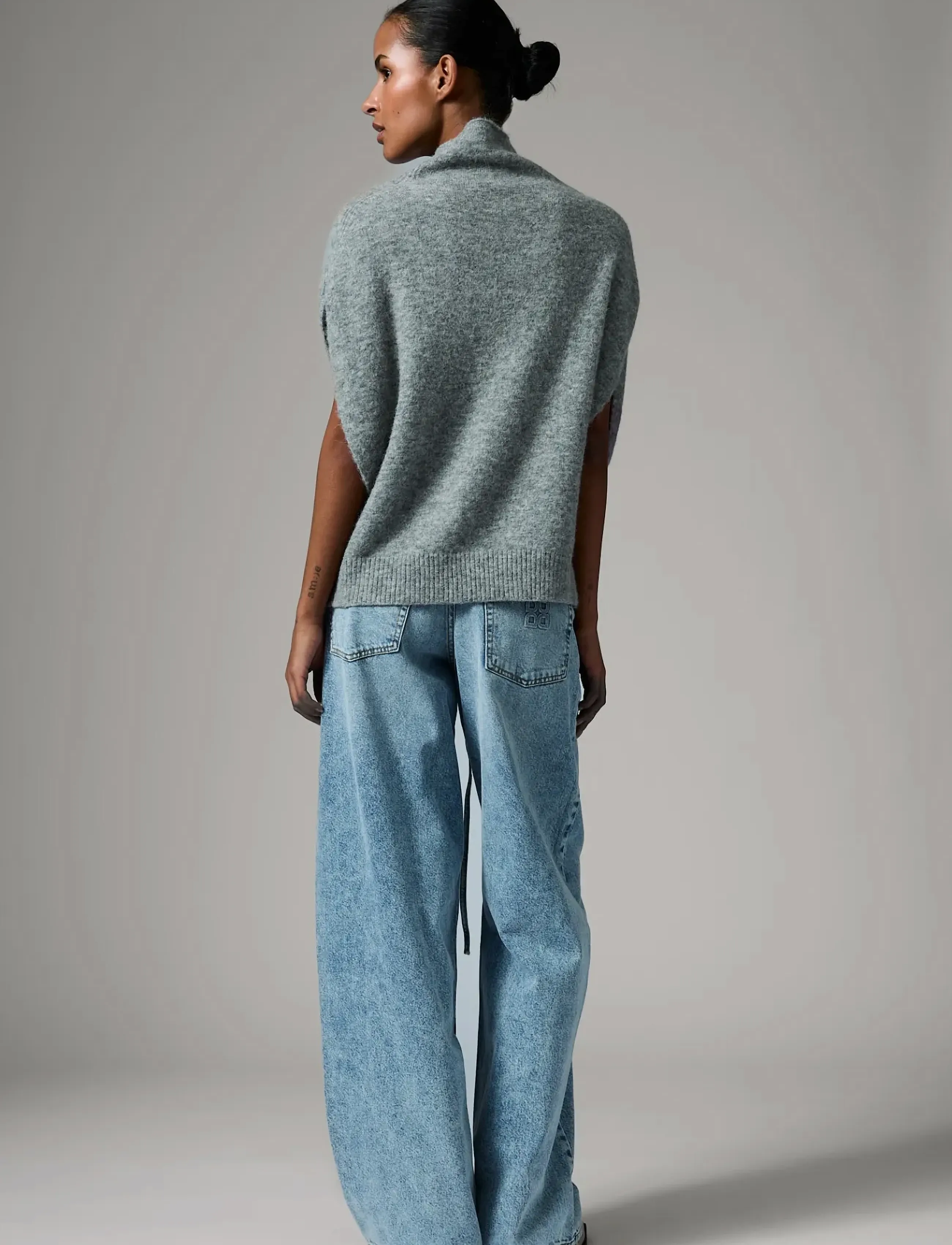 Day Birger et Mikkelsen Frodie - Cozy Days, XS, Grey, Strik > Rullekrave, Dame