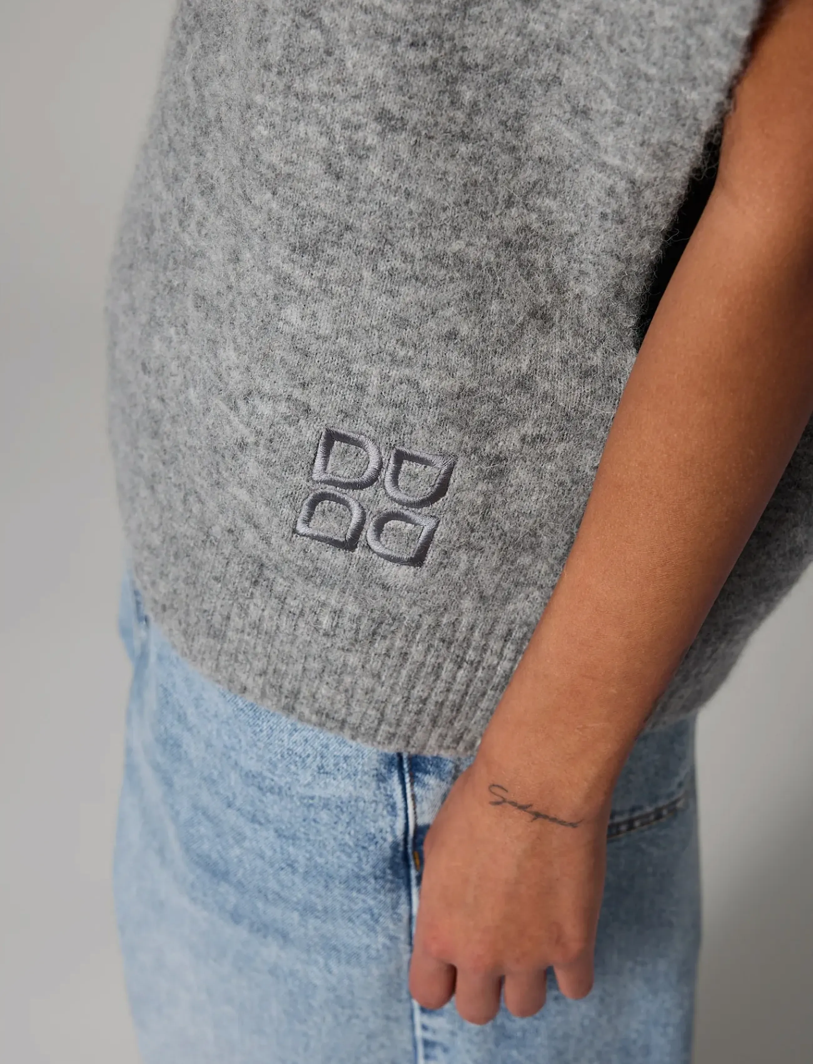 Day Birger et Mikkelsen - Frodie - Cozy Days - rullekraver - grey melange - 4