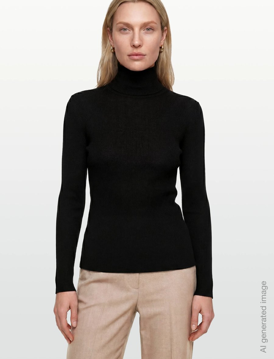Day Birger et Mikkelsen - Sierra - Daily Elements - turtlenecks - black - 3
