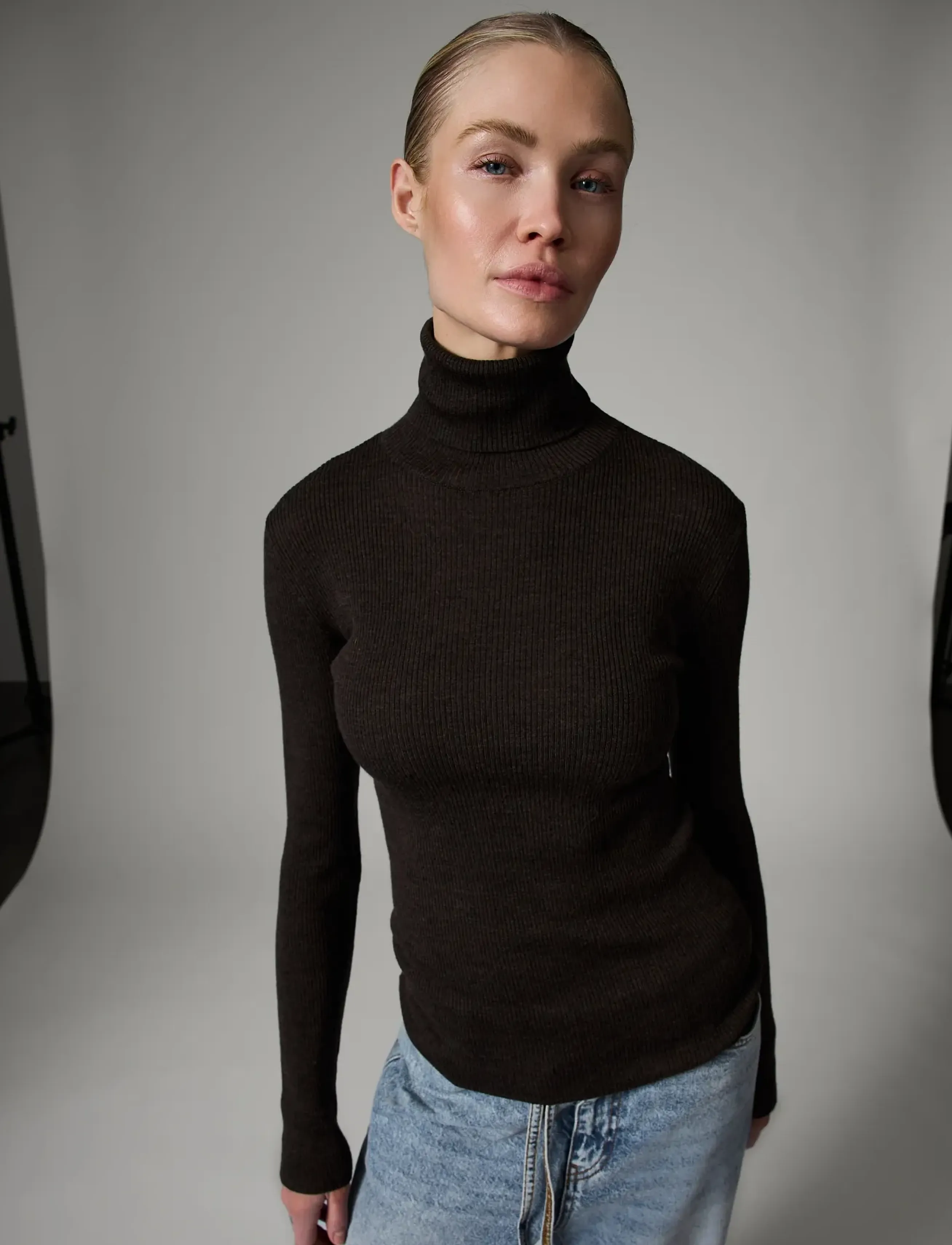 DARK BROWN MELANGE