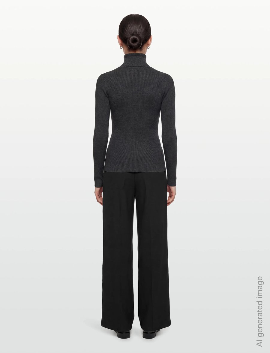 Day Birger et Mikkelsen - Sierra - Daily Elements - turtlenecks - dark grey melange - 4