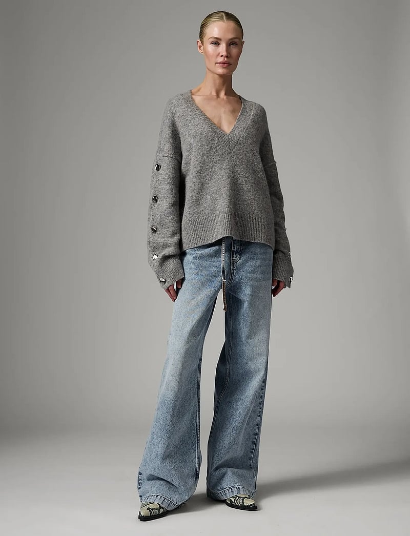 Day Birger et Mikkelsen - Solange - Cozy Days - pullover - grey melange - 0