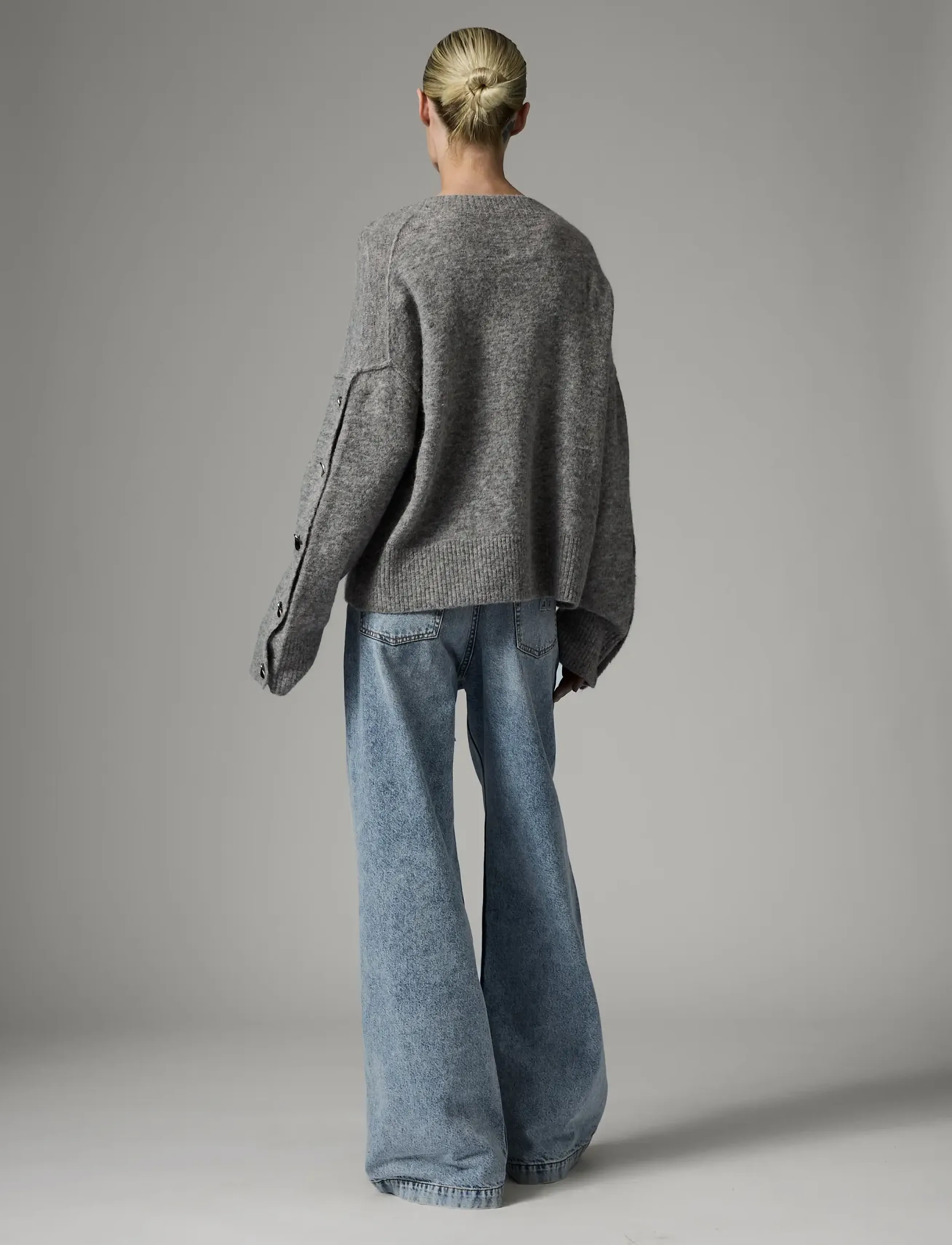 Day Birger et Mikkelsen - Solange - Cozy Days - peysur - grey melange - 3