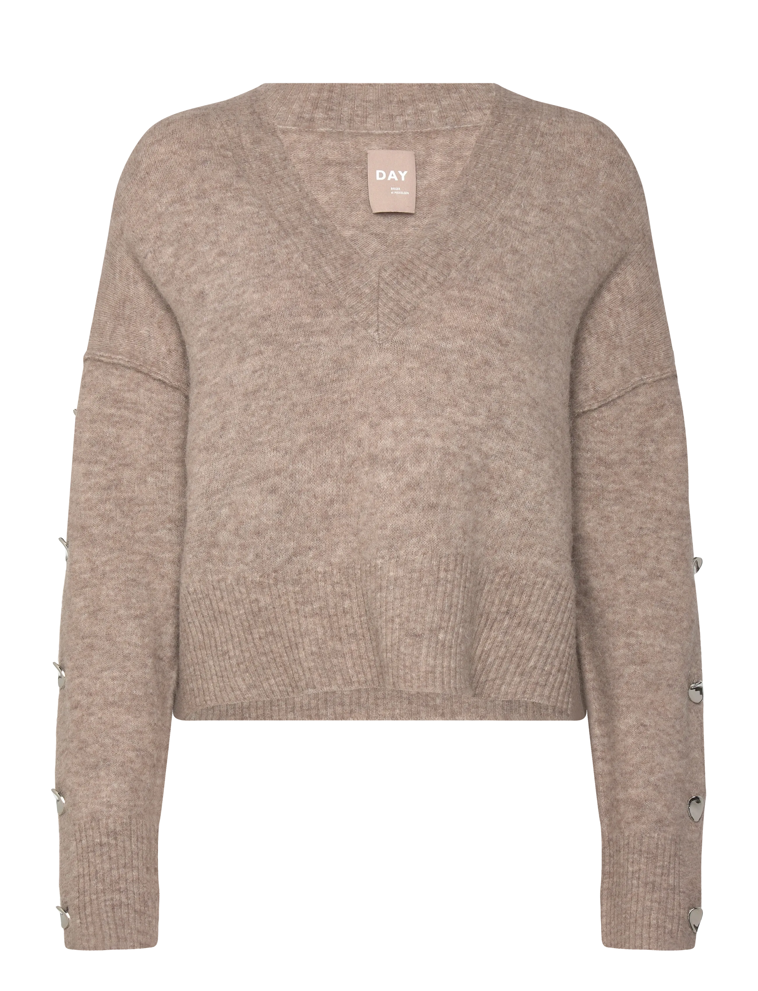 Day Birger et Mikkelsen Solange - Cozy Days - Pullover - HAZEL MELANGE / brown