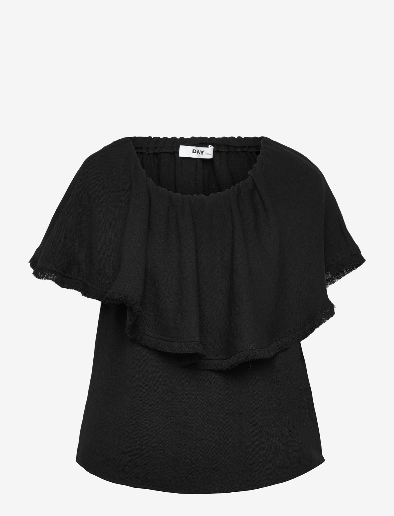 Day Birger et Mikkelsen - Hera - Contrast Linen - kortærmede bluser - black - 1