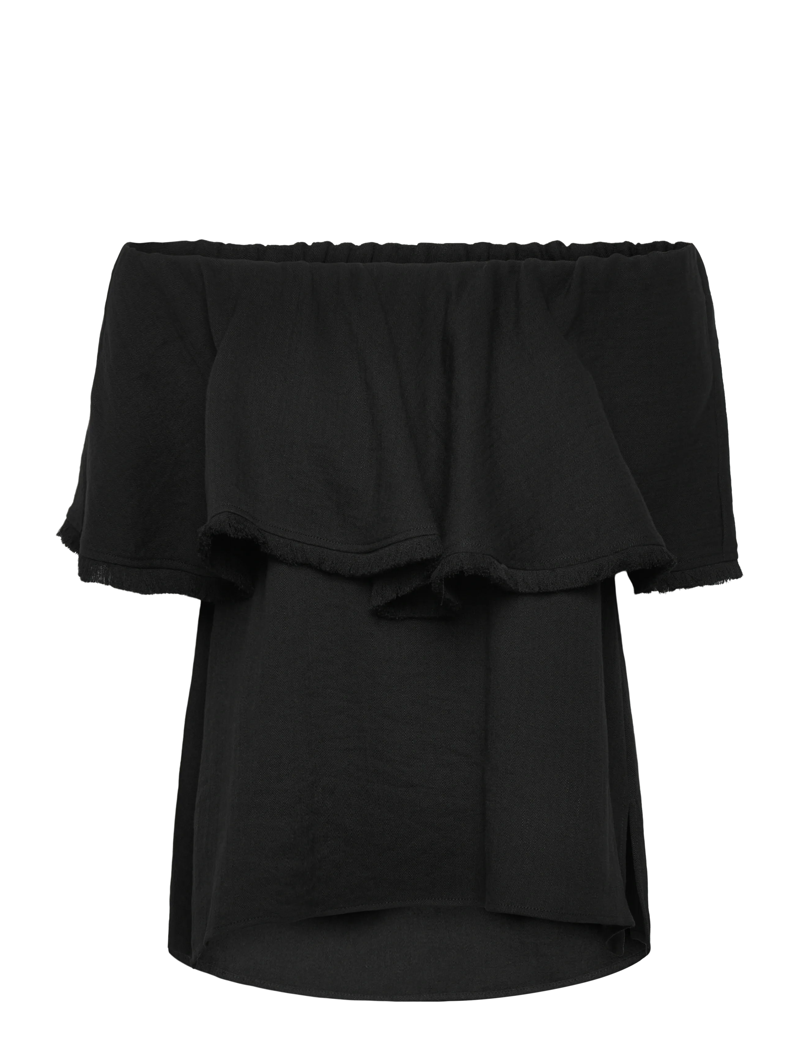 Day Birger et Mikkelsen - Hera - Contrast Linen - kurzämlige blusen - black - 3