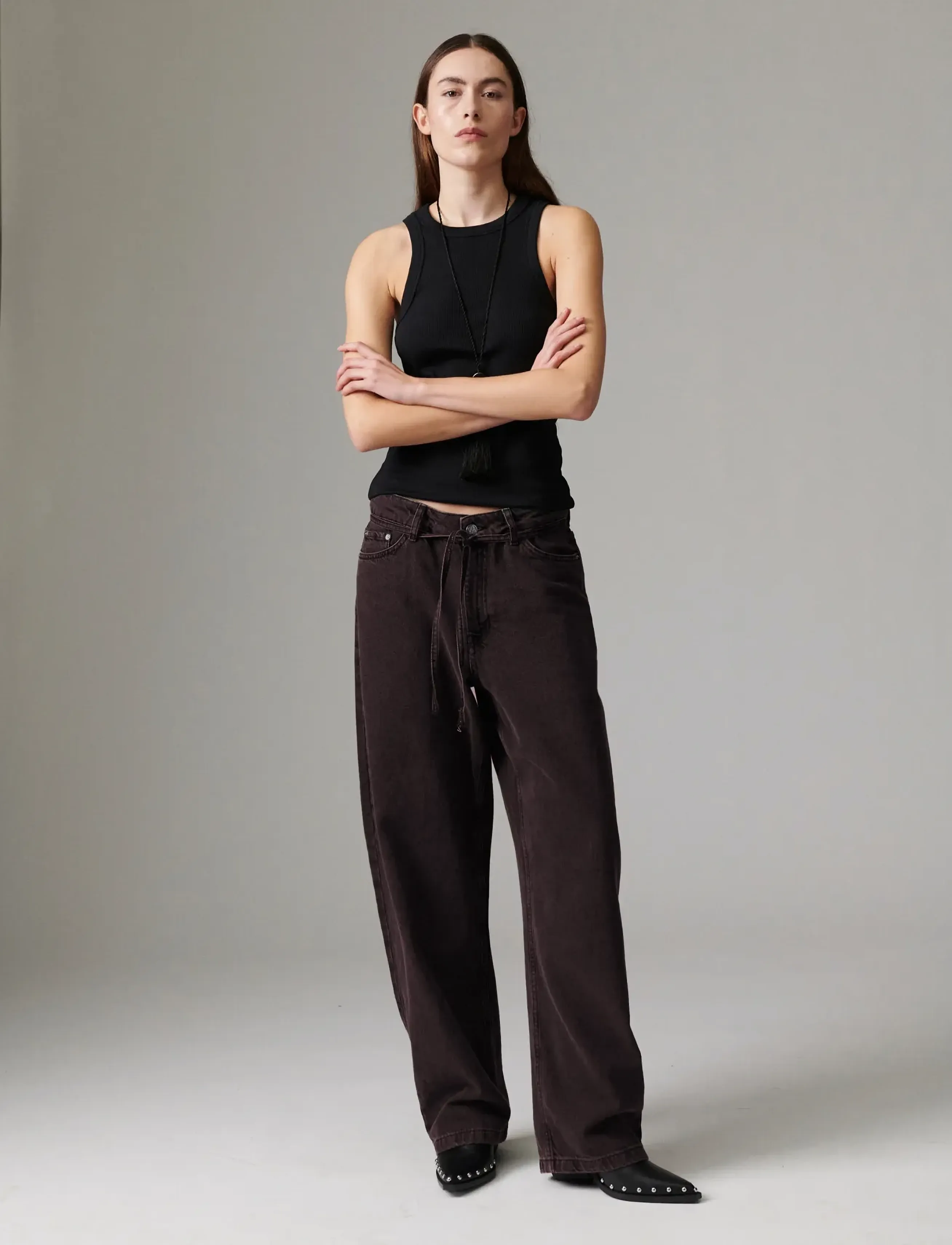 Day Birger et Mikkelsen Dayblaire - Coffee Bean Denim, 32, Brown, Jeans > Tapered Jeans, Dame