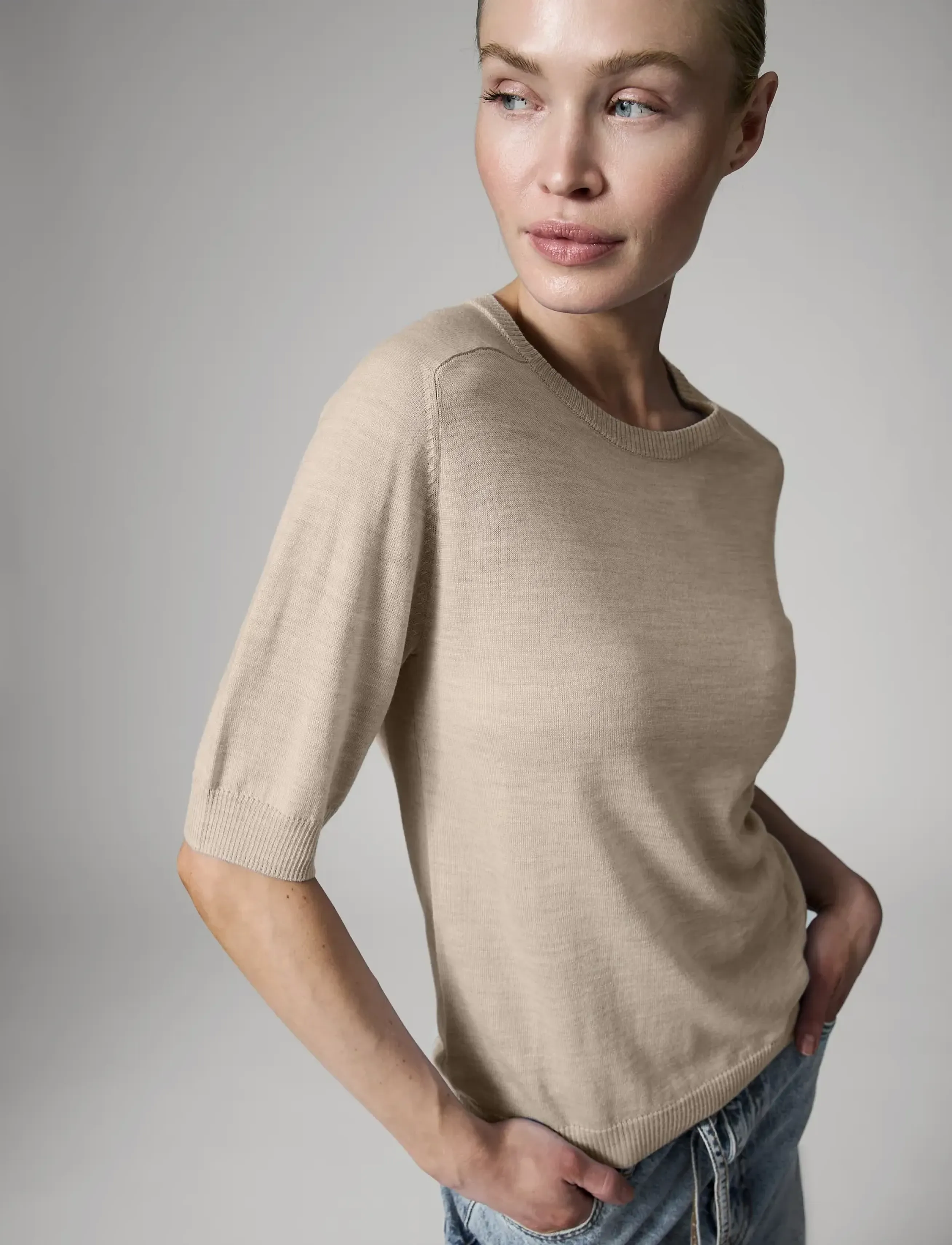 Day Birger et Mikkelsen - Carolina - Daily Elements - džemperi - light beigemelange - 3