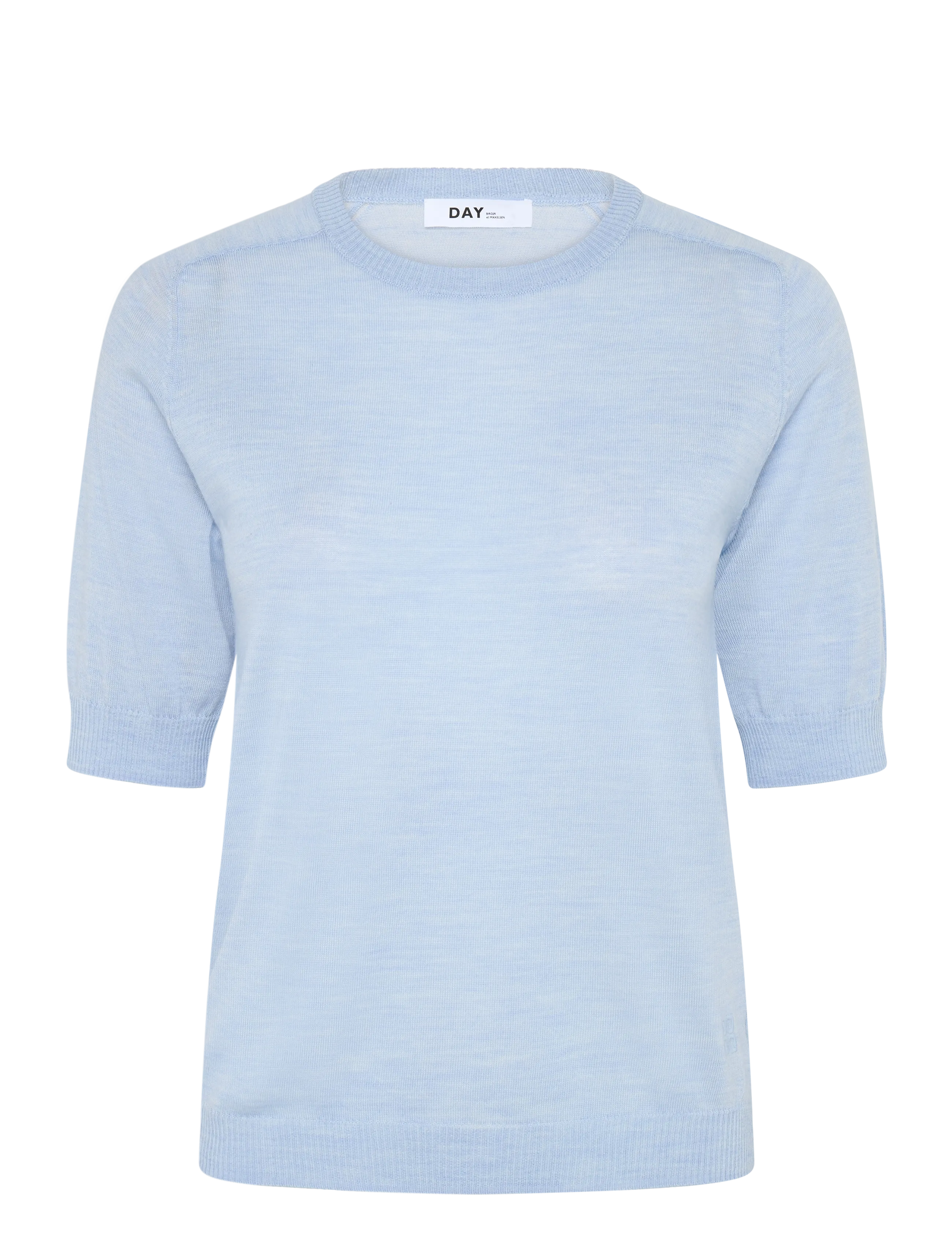 Day Birger et Mikkelsen Carolina - Daily Elements - Swetry - LIGHT BLUE MELANGE / blue
