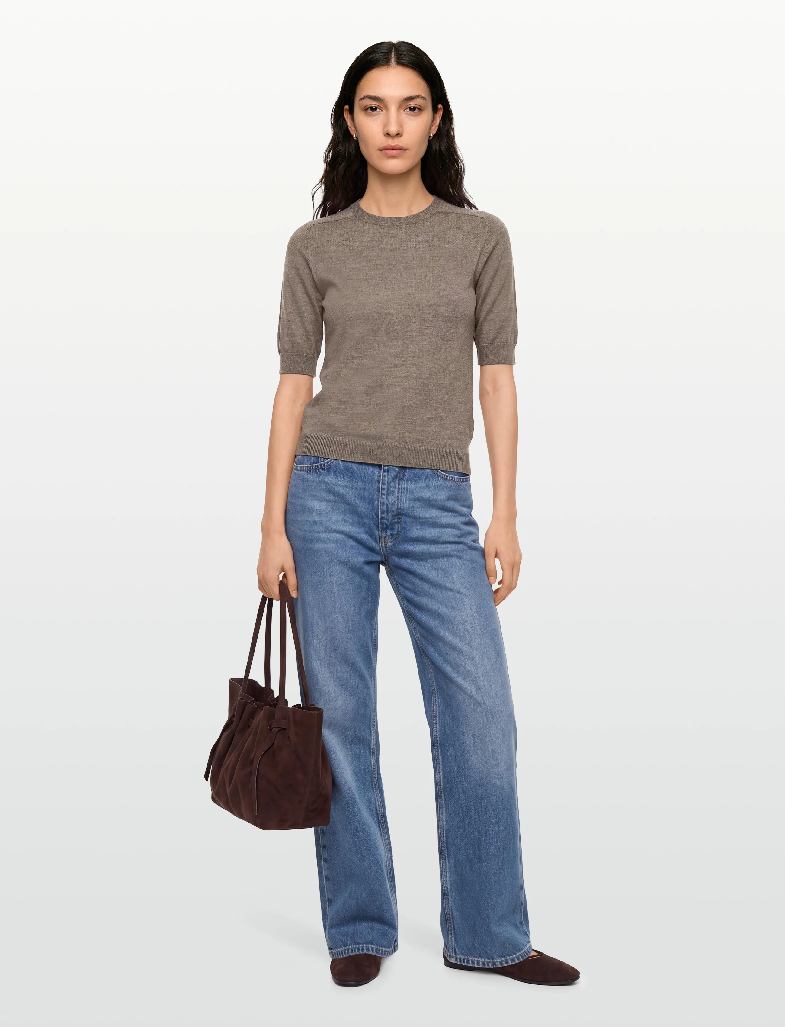 Day Birger et Mikkelsen - Carolina - Daily Elements - tröjor - light brown melange - 0