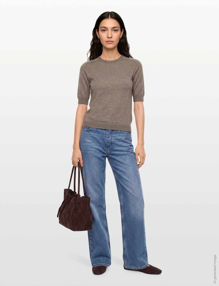 Day Birger et Mikkelsen - Carolina - Daily Elements - tröjor - light brown melange - 0