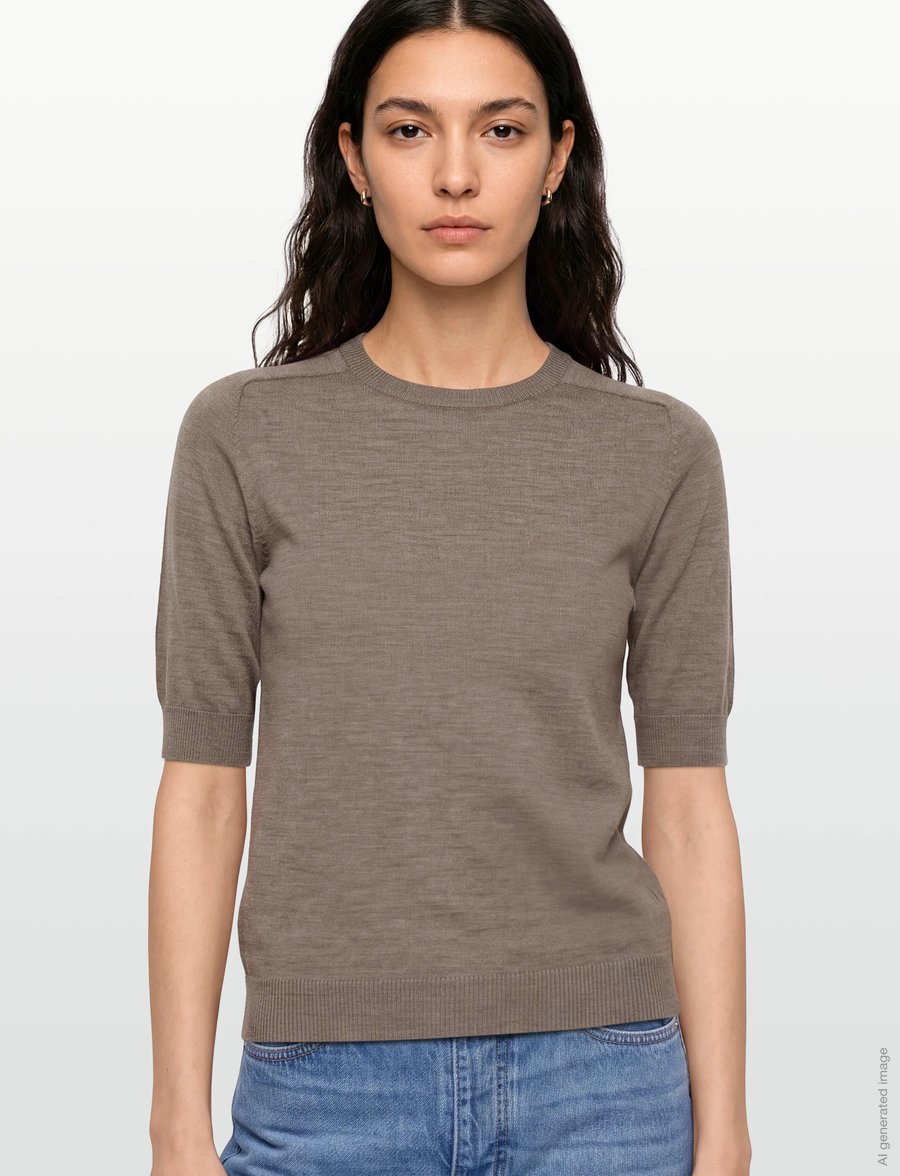 Day Birger et Mikkelsen - Carolina - Daily Elements - tröjor - light brown melange - 3